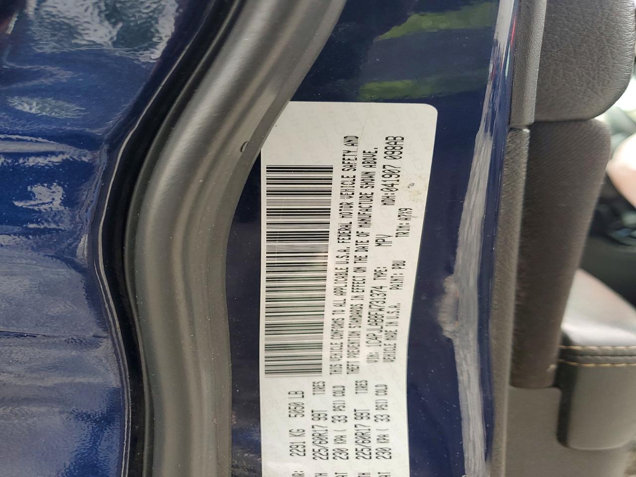 2015 Jeep Cherokee Sport Blue vin: 1C4PJLAB8FW731374