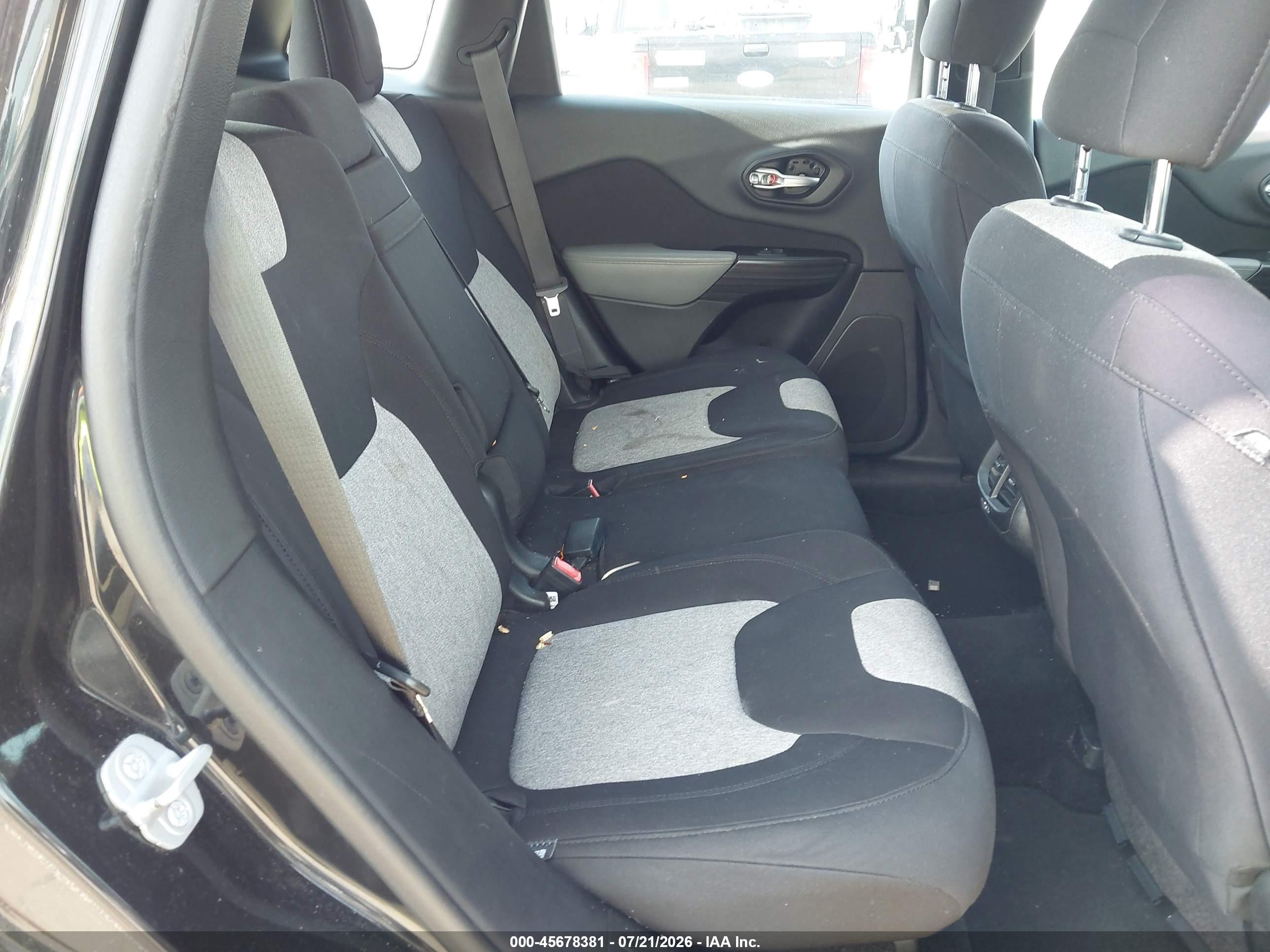 2014 Jeep Cherokee Sport Black vin: 1C4PJLAB9EW155793