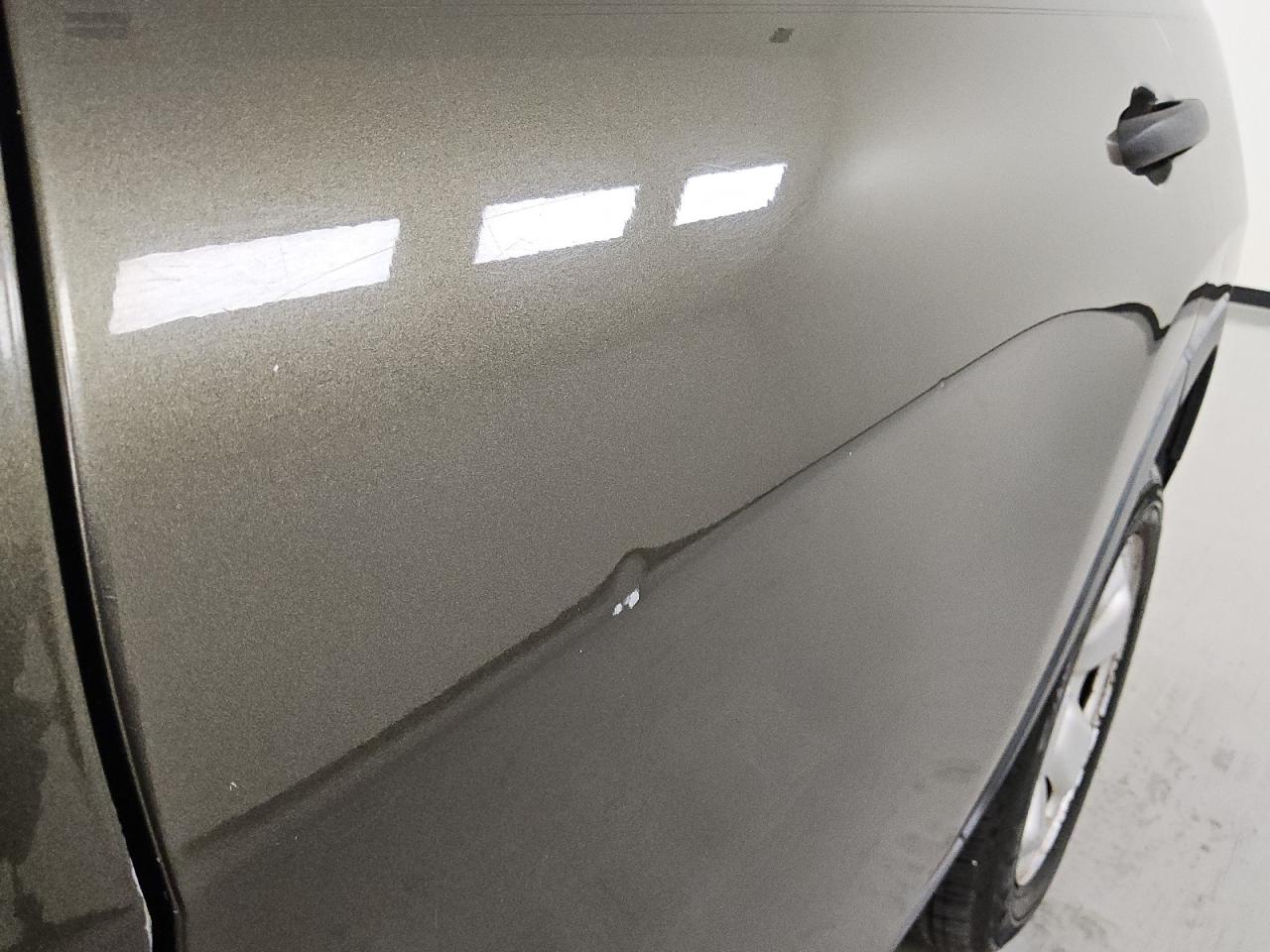 2014 Jeep Cherokee Sport Green vin: 1C4PJLAB9EW301576 Damage: Left Rear Door, Dent(S) W/ Paint Dmg, 2 To 3 Inches