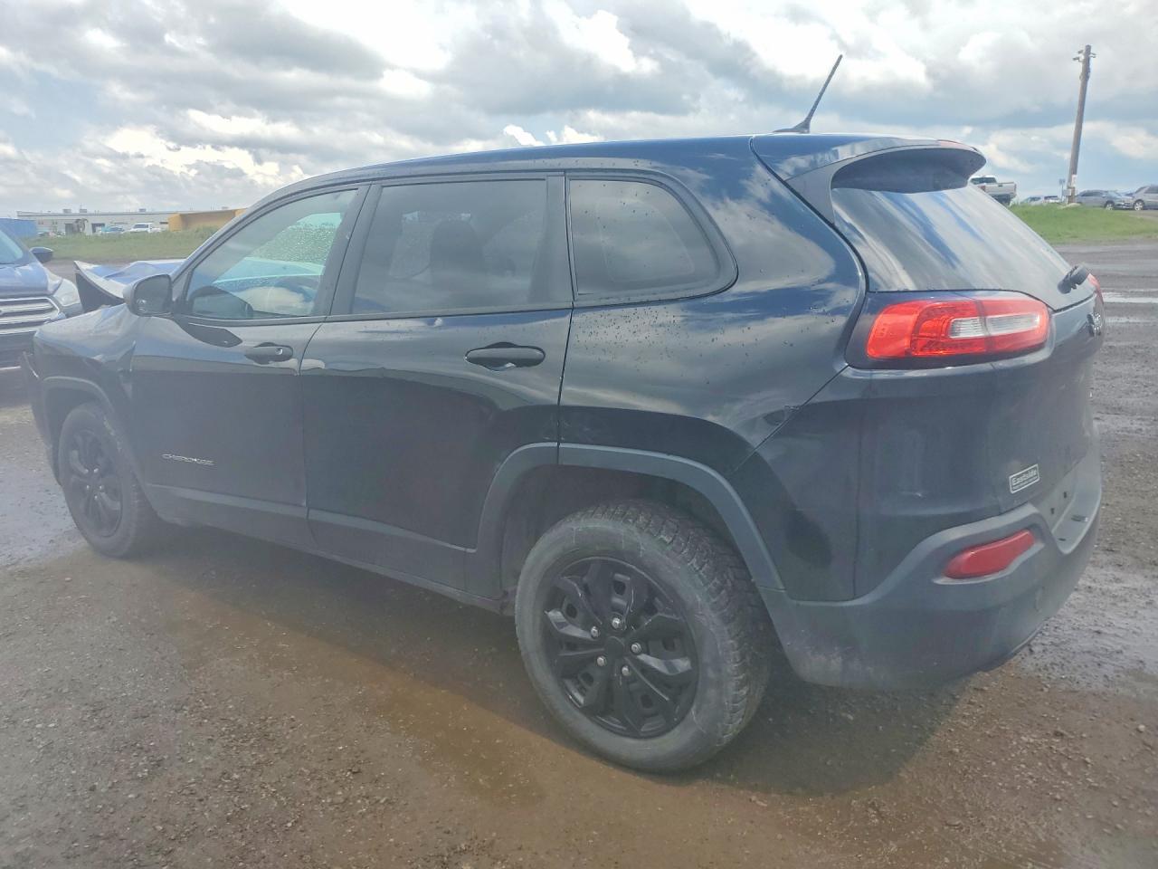 2015 Jeep Cherokee Sport Черный vin: 1C4PJLAB9FW584580