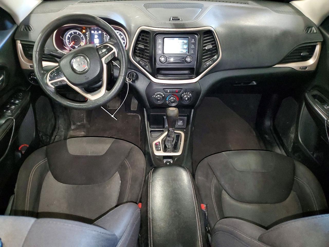 2015 Jeep Cherokee Sport White vin: 1C4PJLAB9FW596700