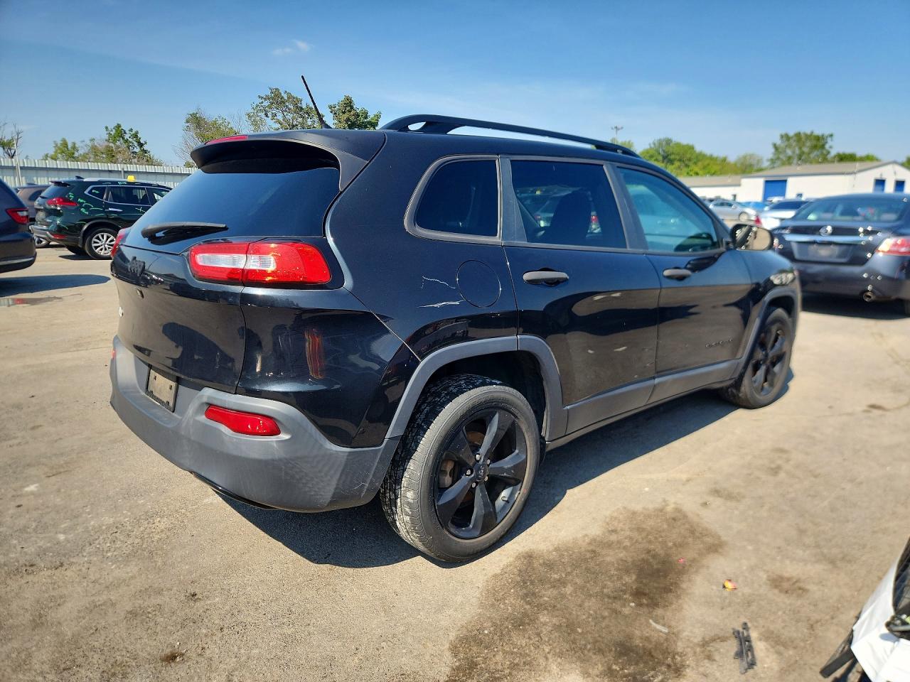 2016 Jeep Cherokee Sport Black vin: 1C4PJLAB9GW362574