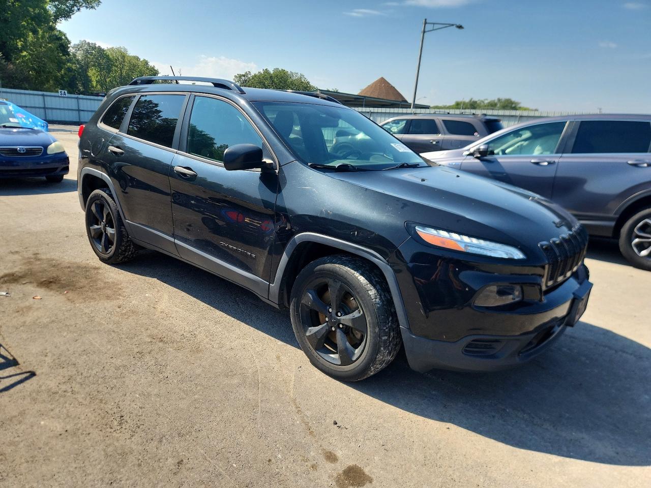 2016 Jeep Cherokee Sport Black vin: 1C4PJLAB9GW362574