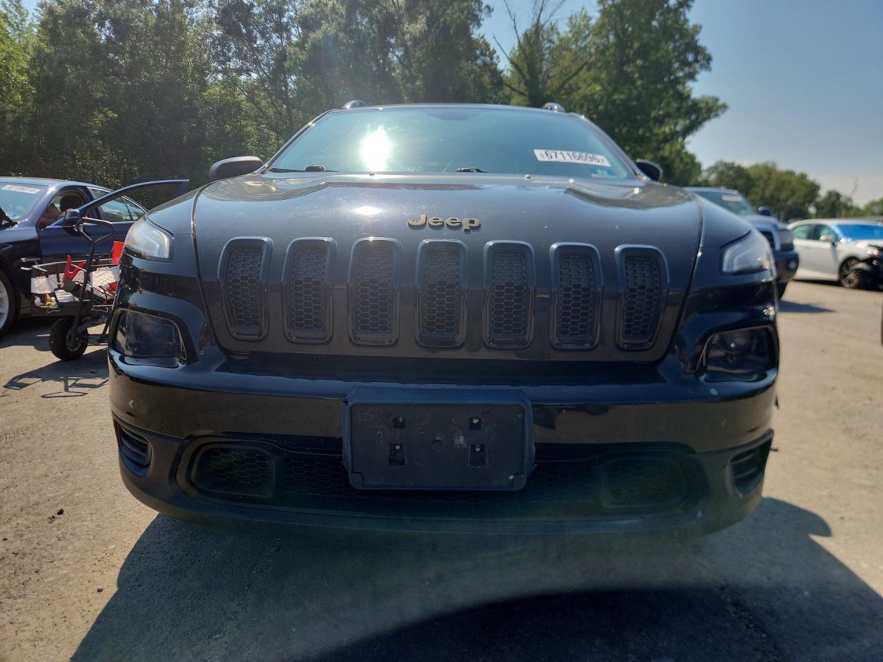 2016 Jeep Cherokee Sport Black vin: 1C4PJLAB9GW362574