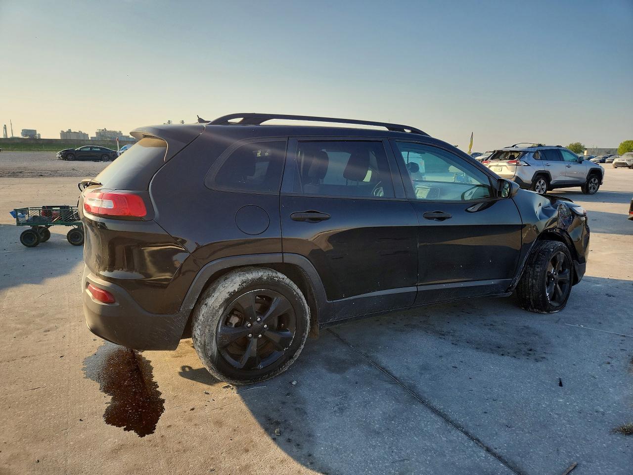 2017 Jeep Cherokee Sport Черный vin: 1C4PJLAB9HW507968