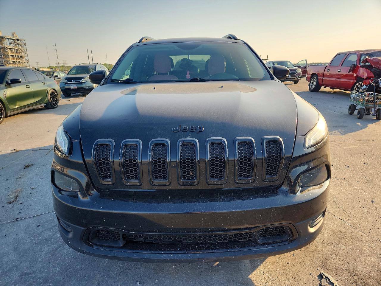 2017 Jeep Cherokee Sport Черный vin: 1C4PJLAB9HW507968