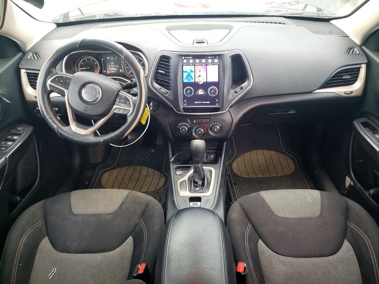 2014 Jeep Cherokee Sport Black vin: 1C4PJLABXEW123659