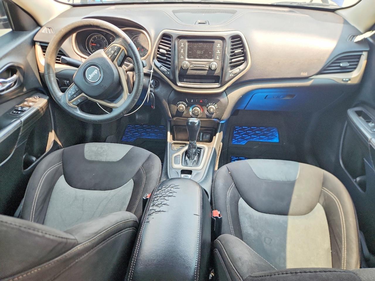 2015 Jeep Cherokee Sport Blue vin: 1C4PJLABXFW701406