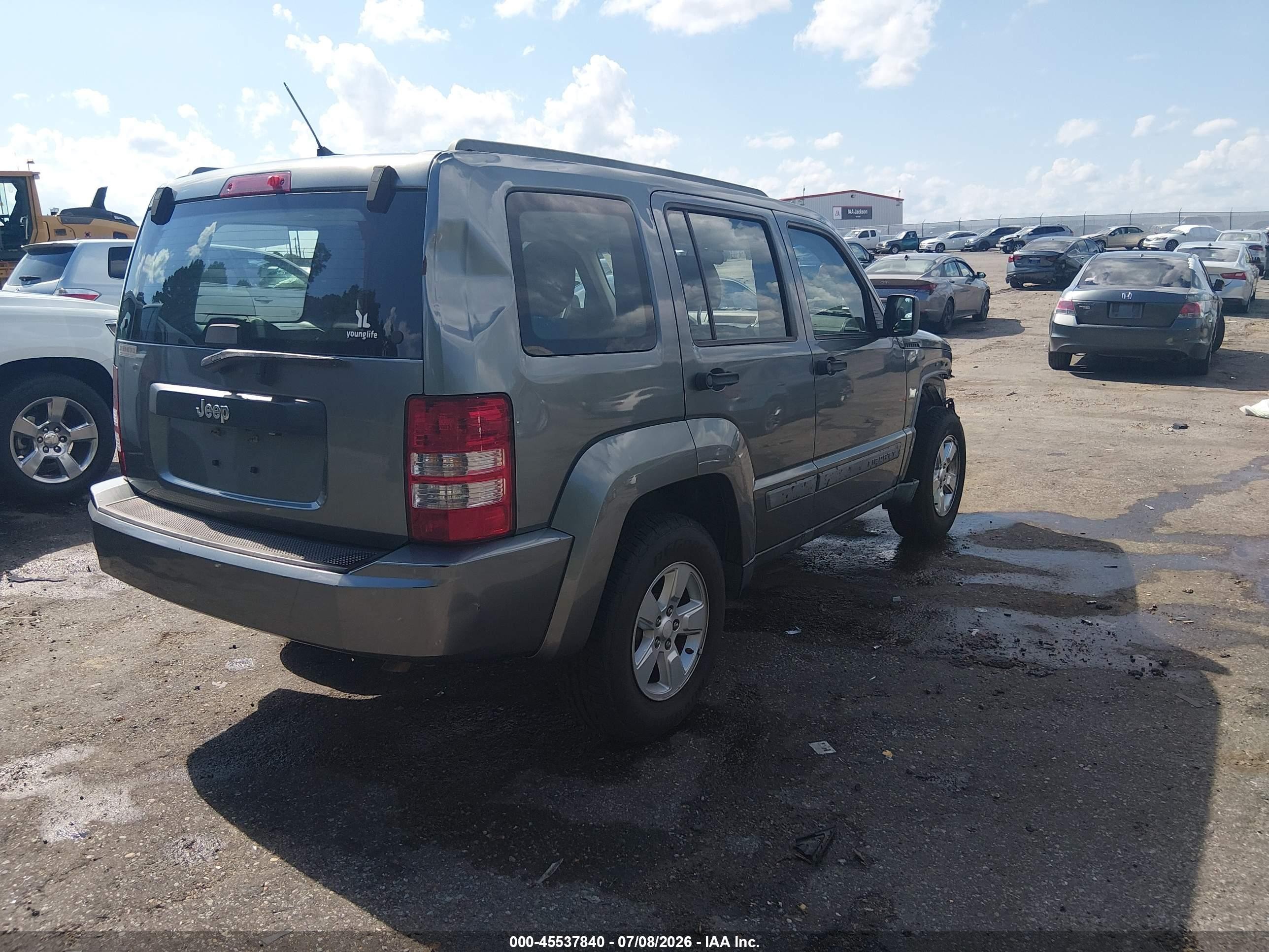 2012 Jeep Liberty Sport Gray vin: 1C4PJLAK0CW117074