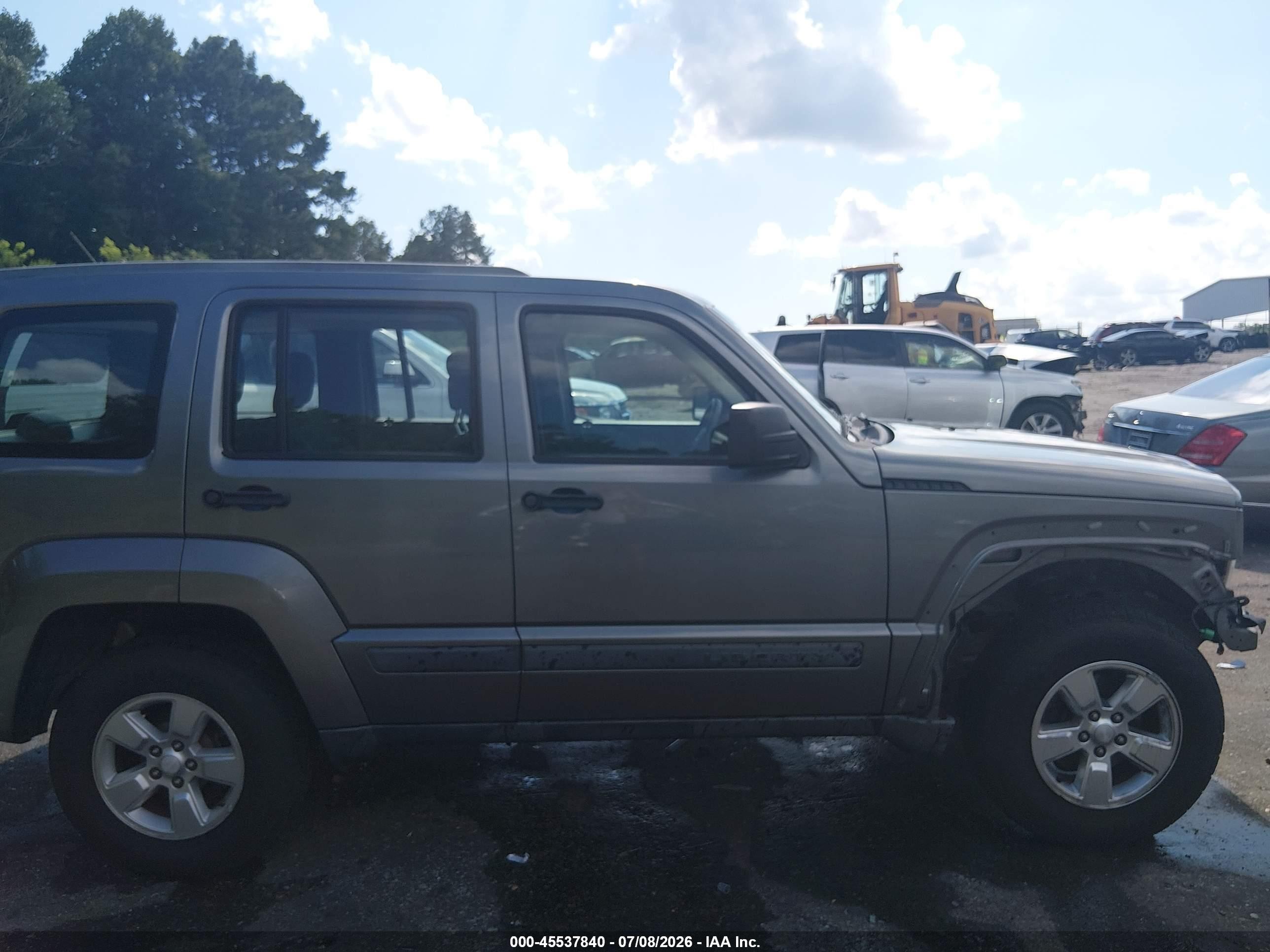 2012 Jeep Liberty Sport Gray vin: 1C4PJLAK0CW117074