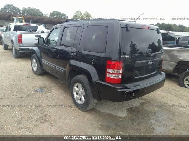 2012 Jeep Liberty Sport Black vin: 1C4PJLAK0CW147272