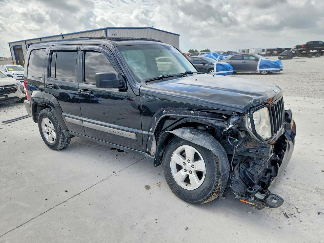 2012 Jeep Liberty Sport Black vin: 1C4PJLAK0CW147272