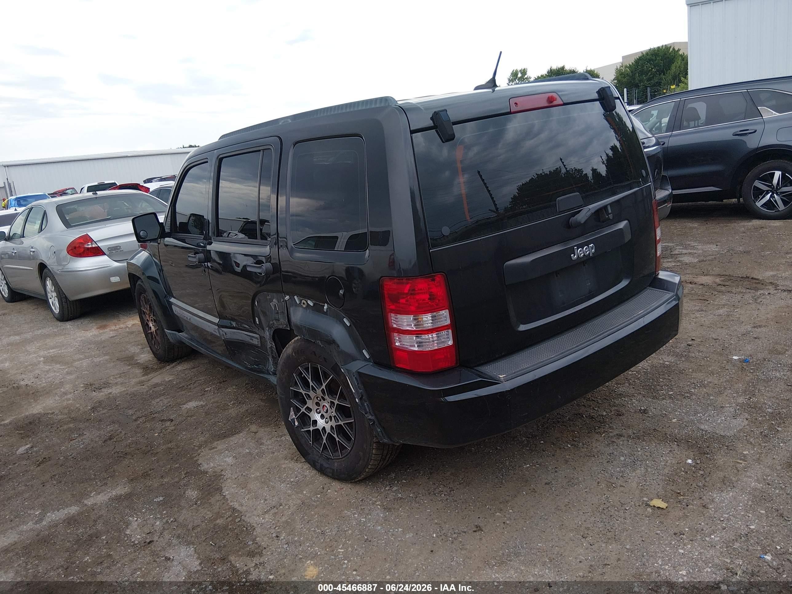 2012 Jeep Liberty Sport Black vin: 1C4PJLAK0CW148941