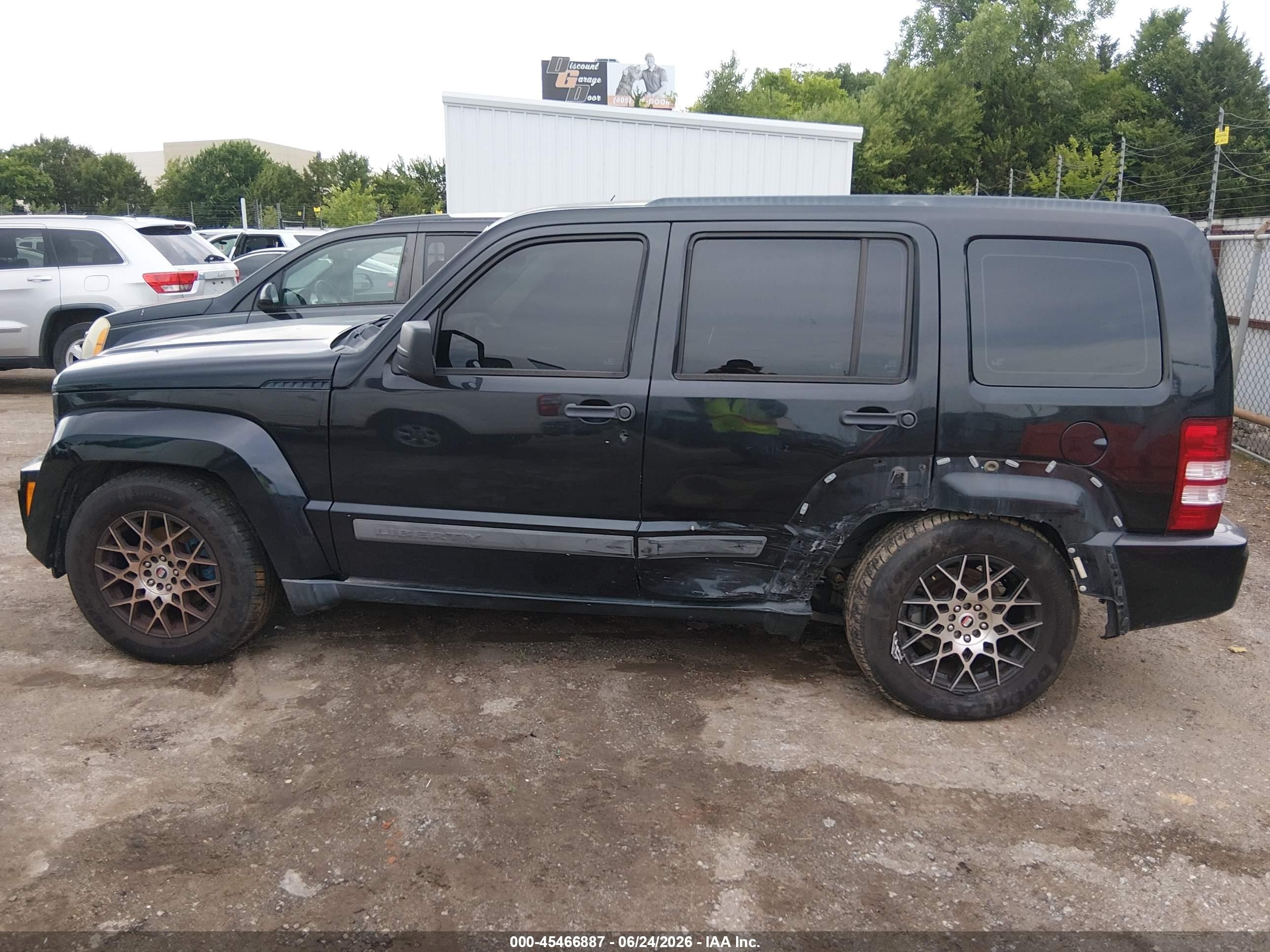 2012 Jeep Liberty Sport Black vin: 1C4PJLAK0CW148941