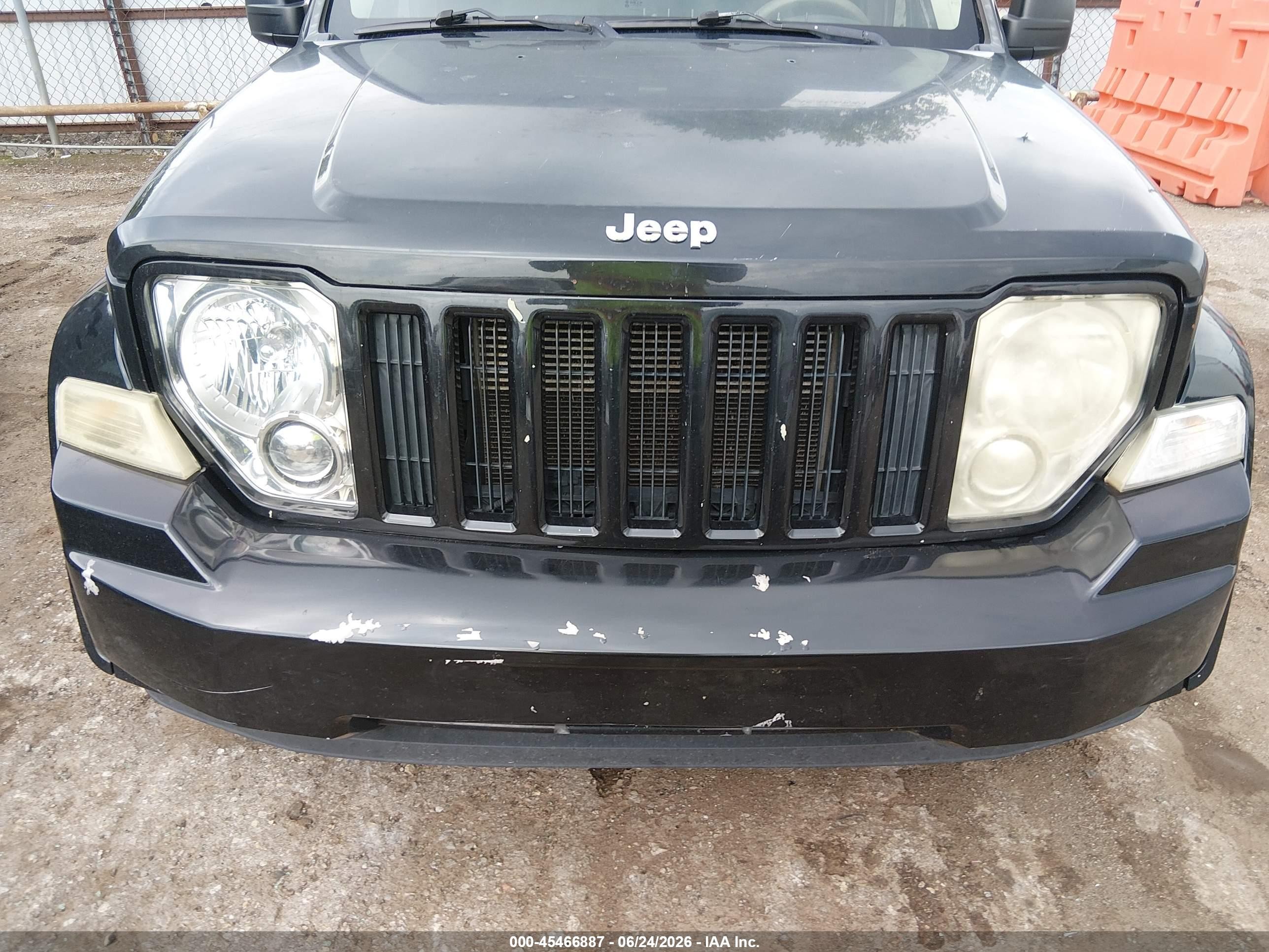 2012 Jeep Liberty Sport Black vin: 1C4PJLAK0CW148941