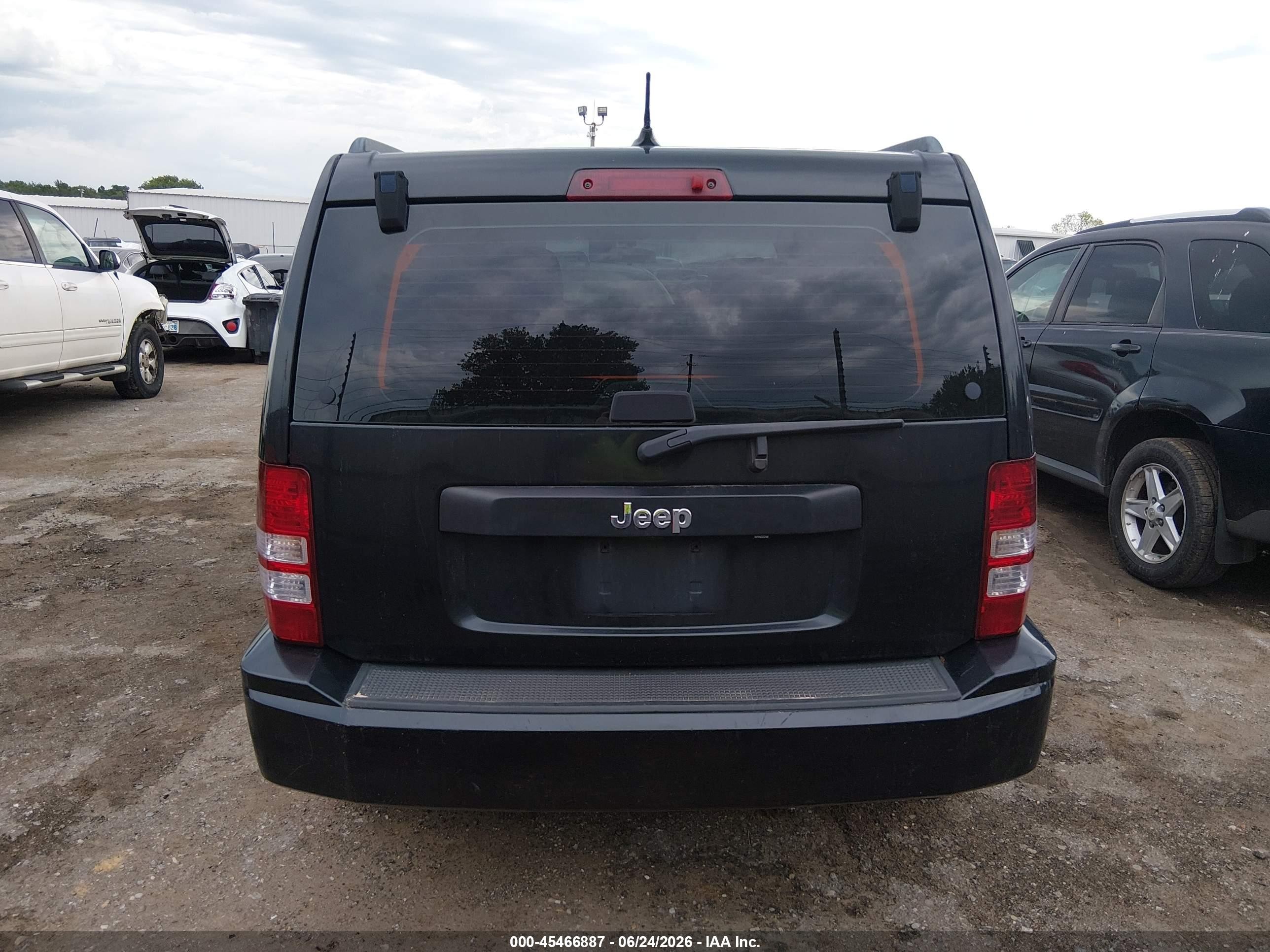 2012 Jeep Liberty Sport Black vin: 1C4PJLAK0CW148941