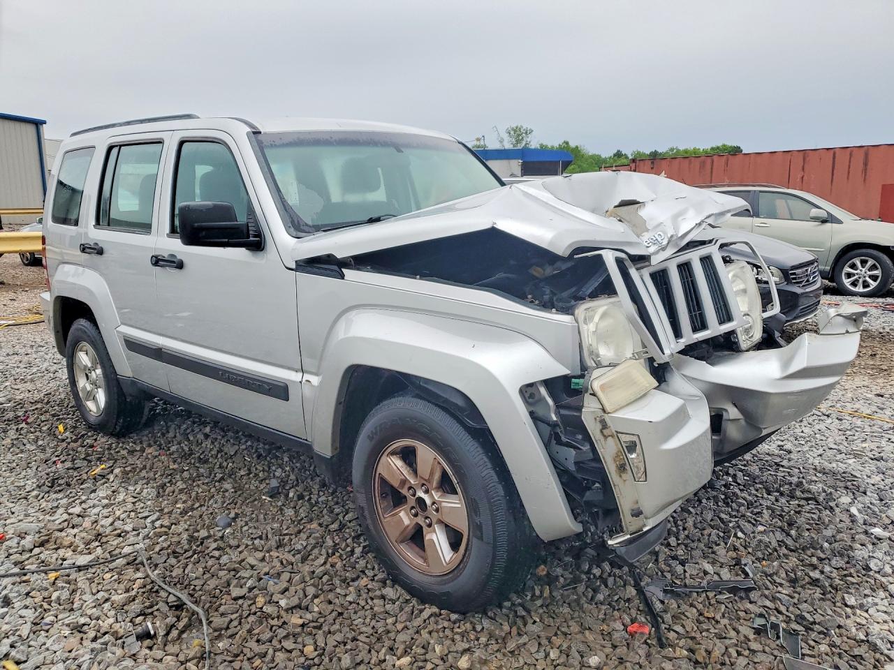 2012 Jeep Liberty Sport Серебряный vin: 1C4PJLAK0CW165772