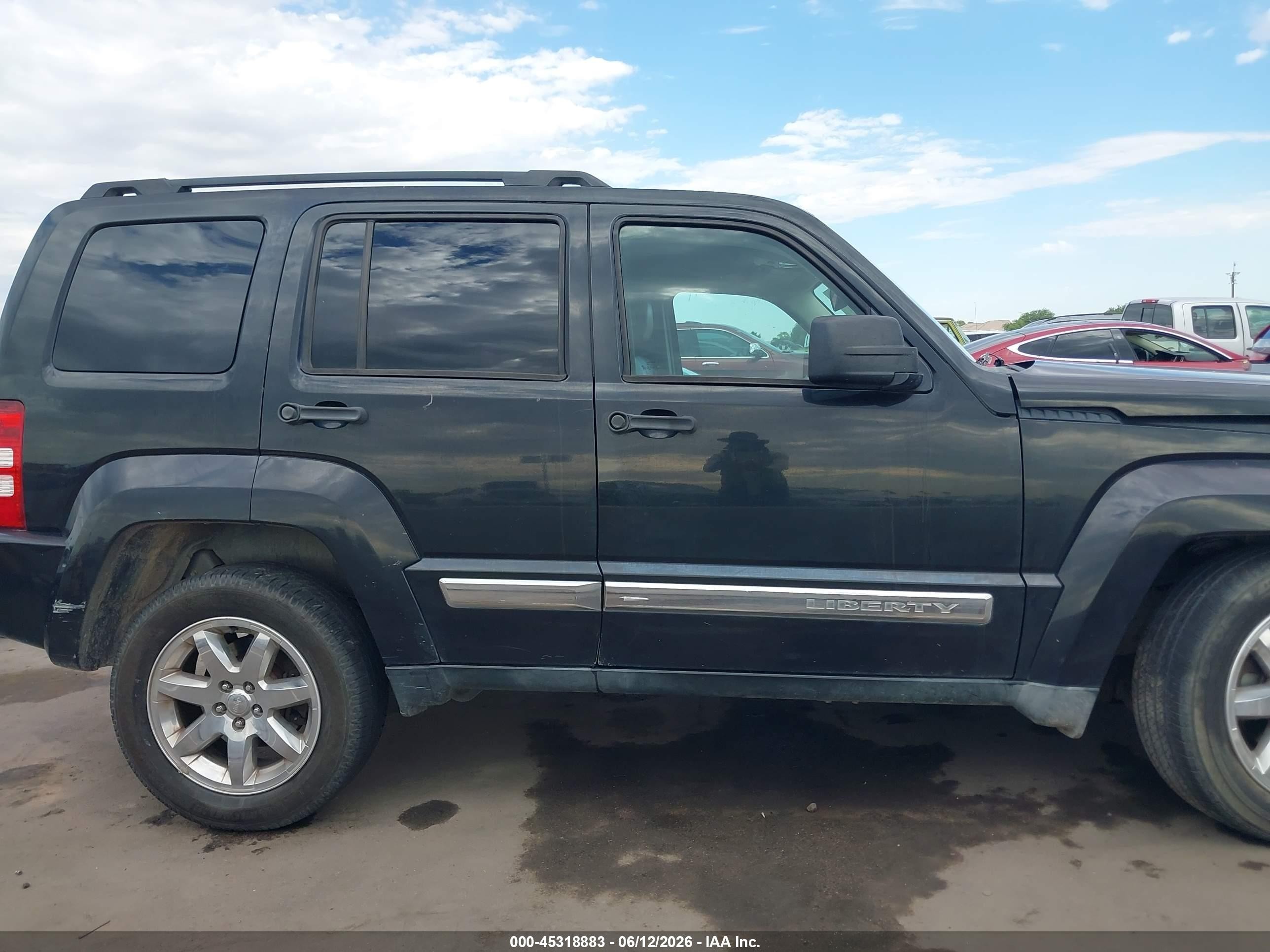 2012 Jeep Liberty Sport Black vin: 1C4PJLAK0CW168977