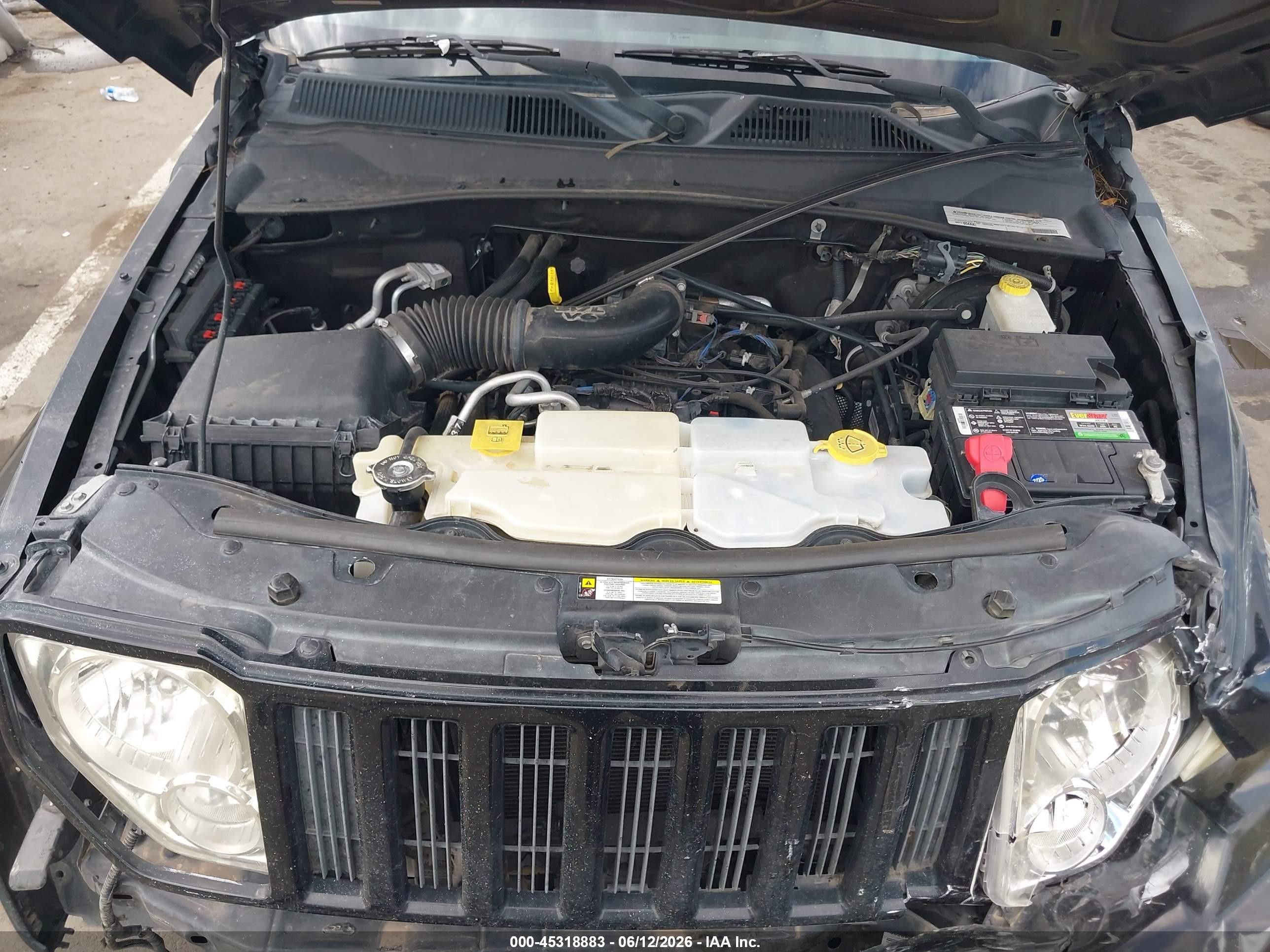 2012 Jeep Liberty Sport Black vin: 1C4PJLAK0CW168977