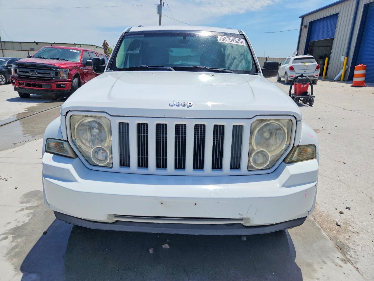 2012 Jeep Liberty Sport White vin: 1C4PJLAK1CW100607