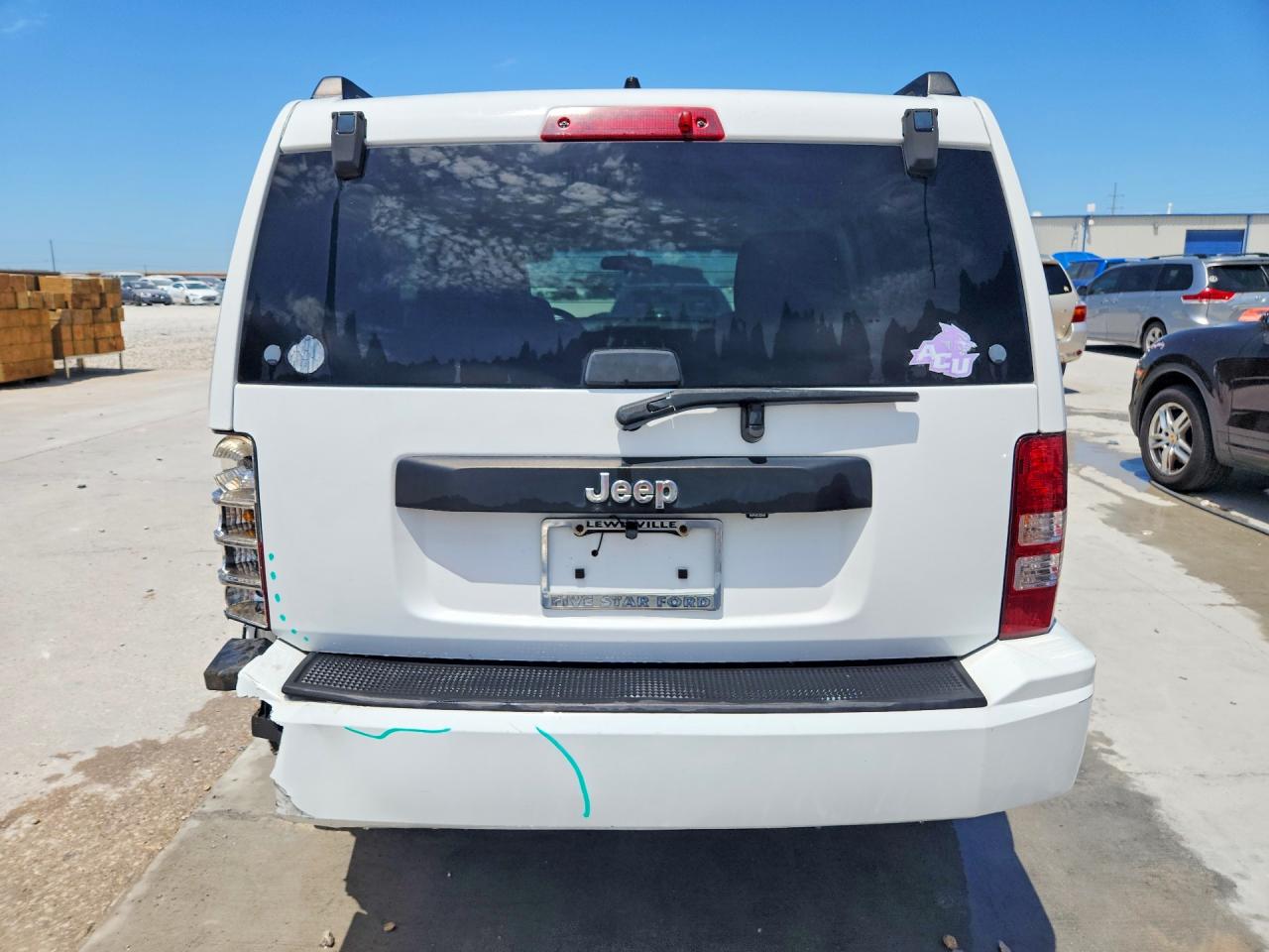 2012 Jeep Liberty Sport White vin: 1C4PJLAK1CW100607
