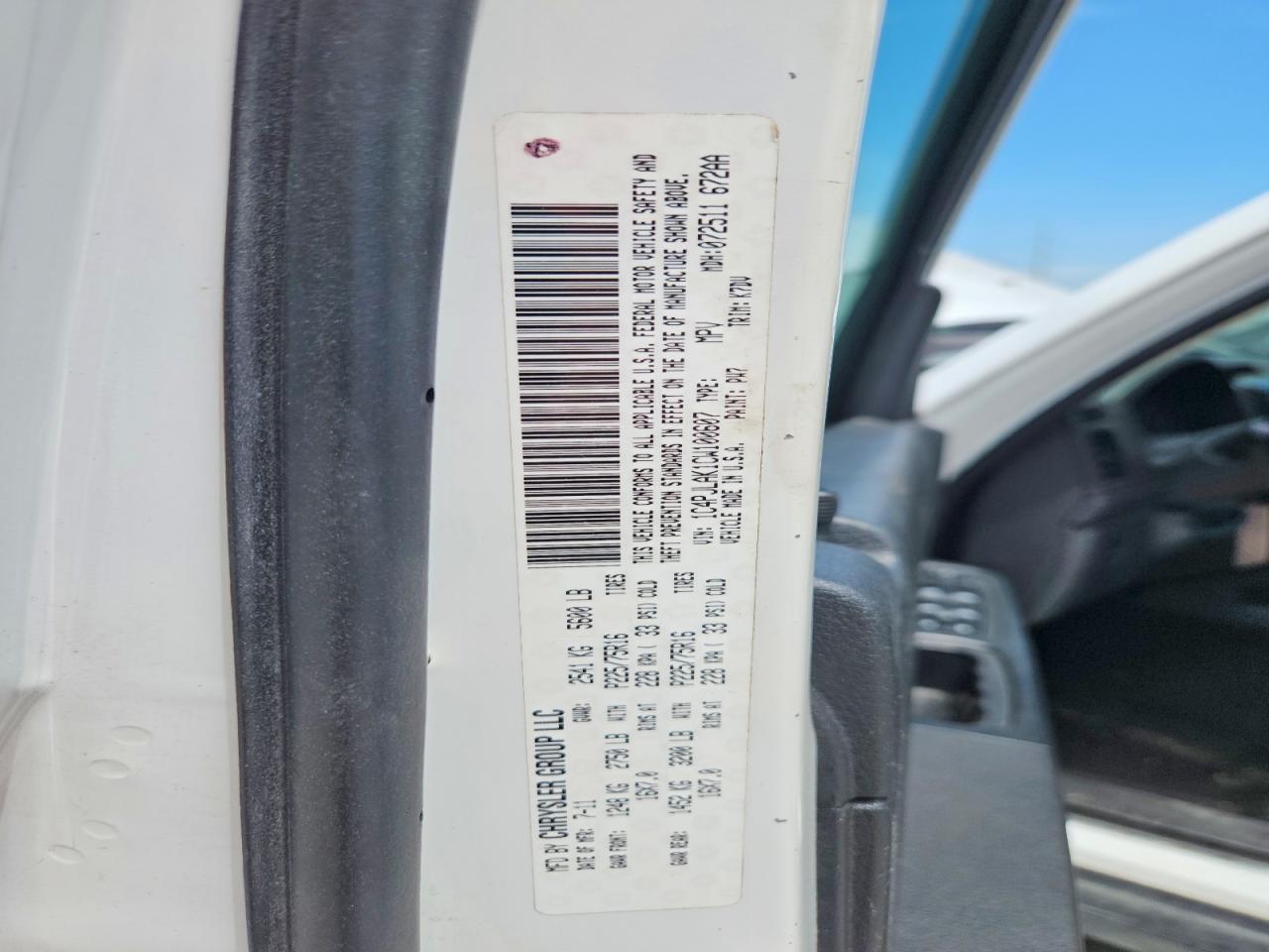 2012 Jeep Liberty Sport White vin: 1C4PJLAK1CW100607