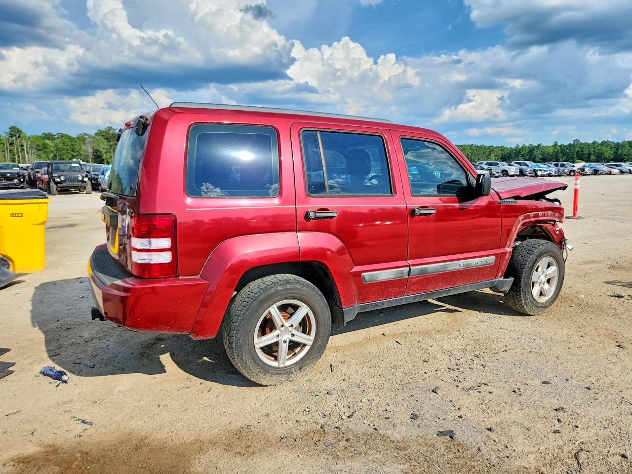 2012 Jeep Liberty Sport Red vin: 1C4PJLAK1CW201789