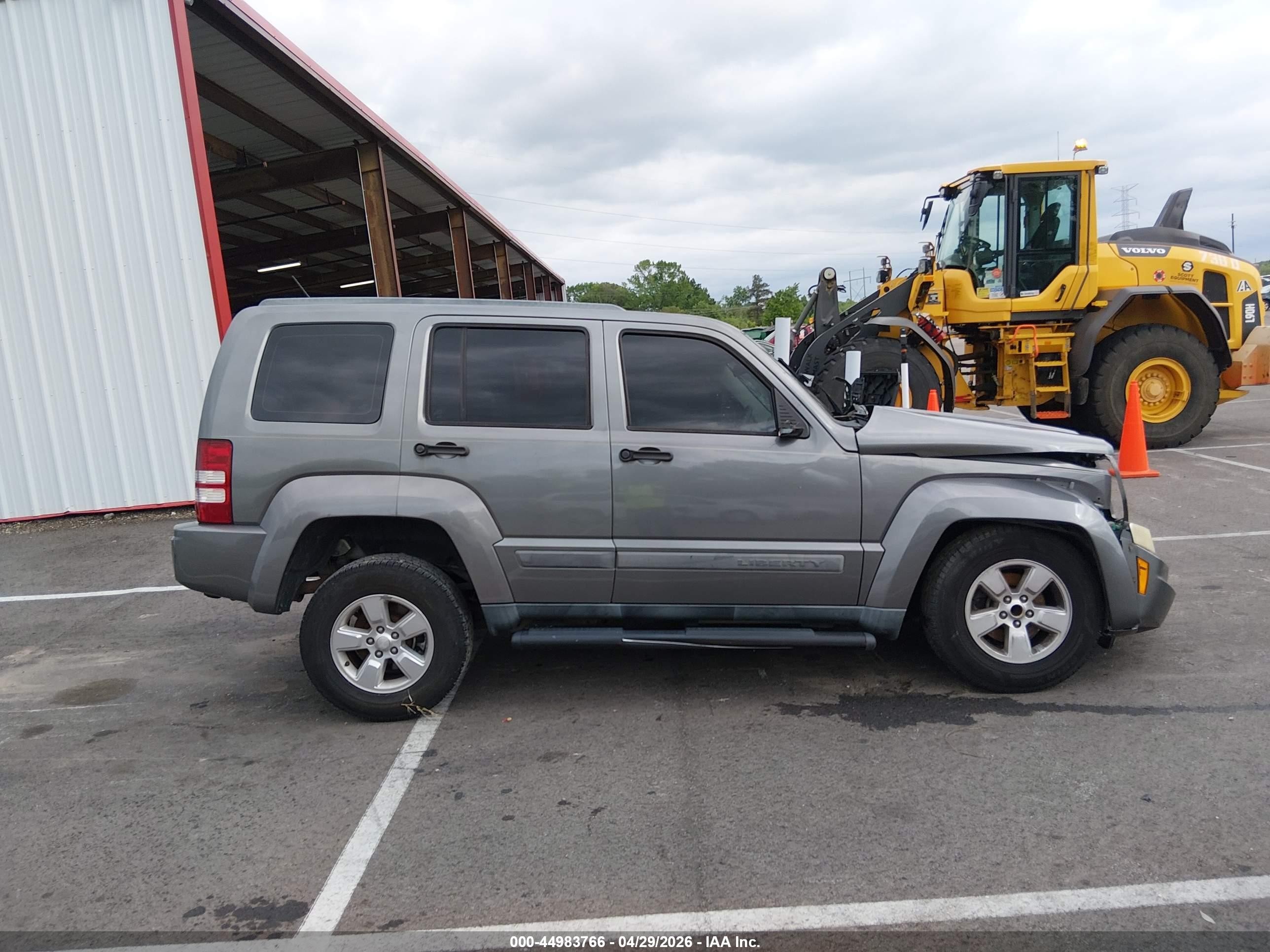 2012 Jeep Liberty Sport Gray vin: 1C4PJLAK2CW124804