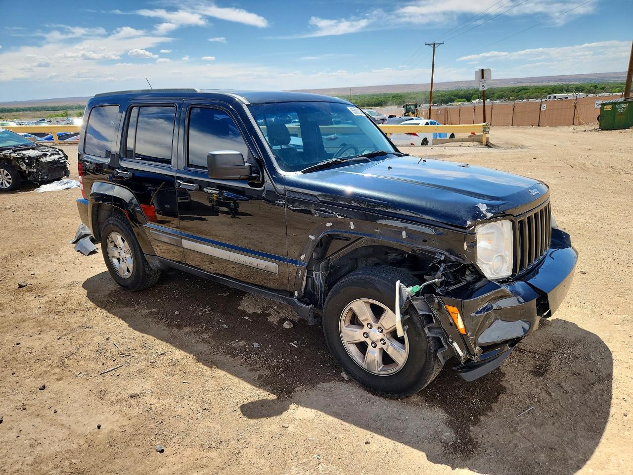 2012 Jeep Liberty Sport Black vin: 1C4PJLAK2CW158824