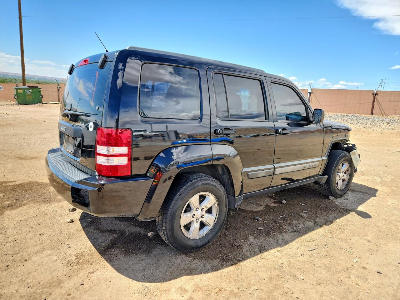 2012 Jeep Liberty Sport Black vin: 1C4PJLAK2CW158824