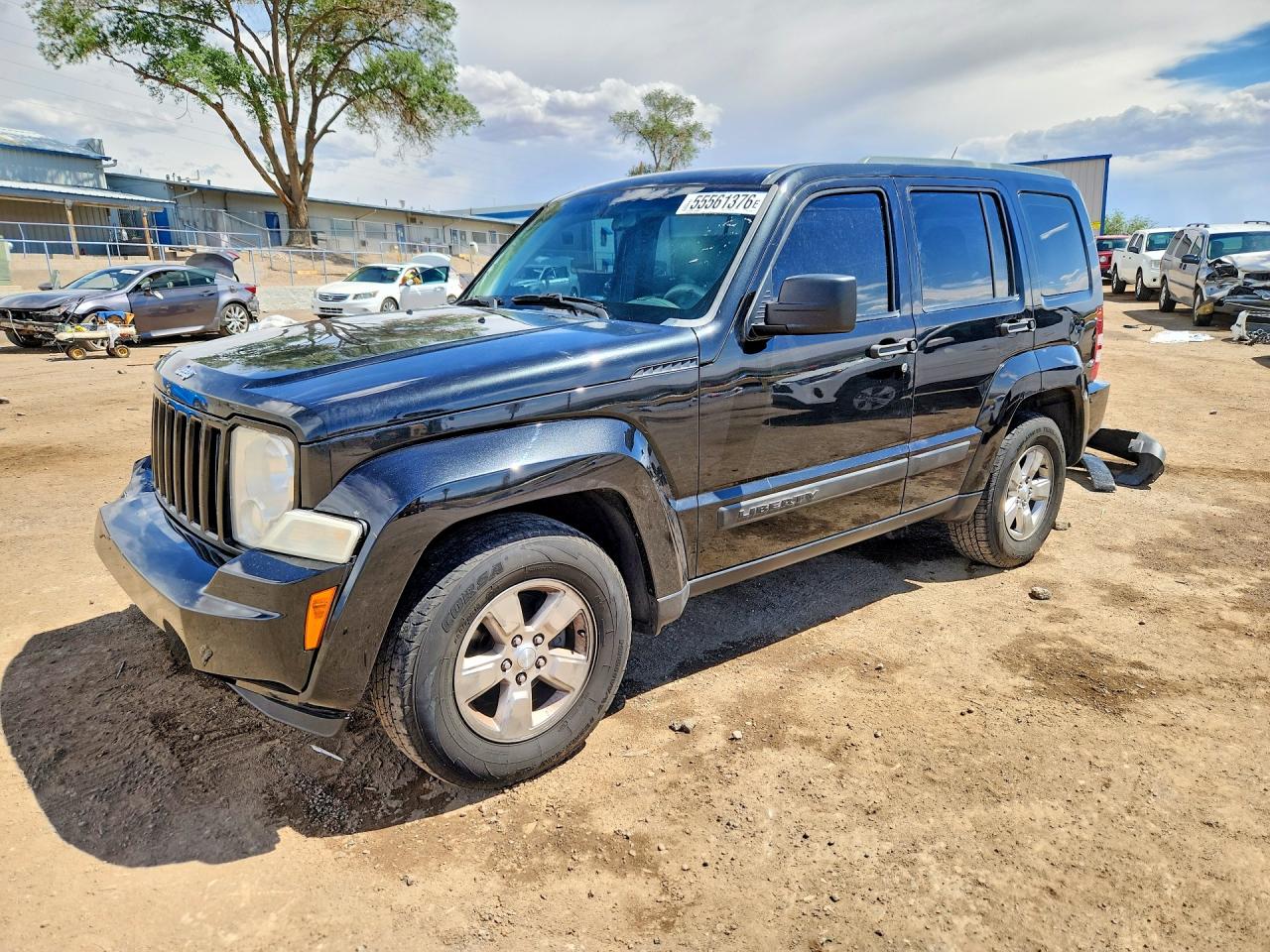 2012 Jeep Liberty Sport Black vin: 1C4PJLAK2CW158824