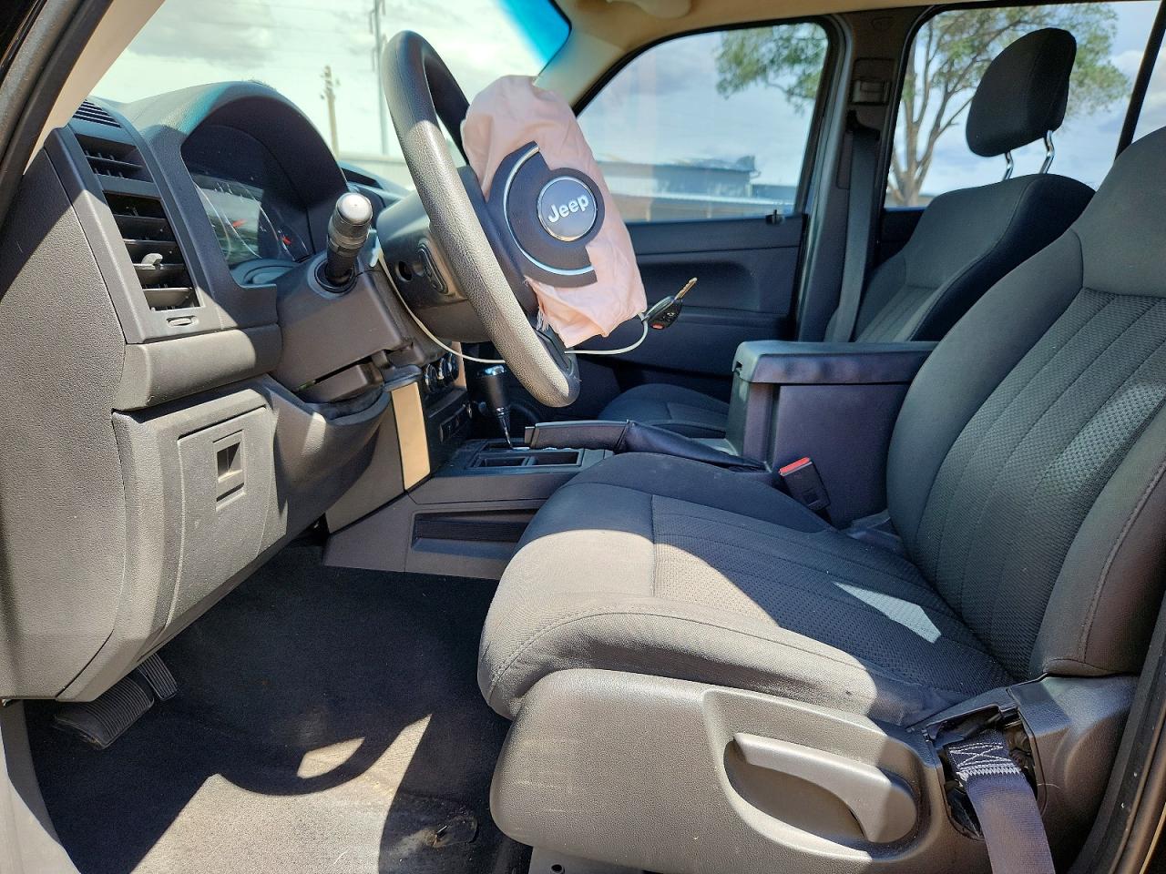 2012 Jeep Liberty Sport Black vin: 1C4PJLAK2CW158824