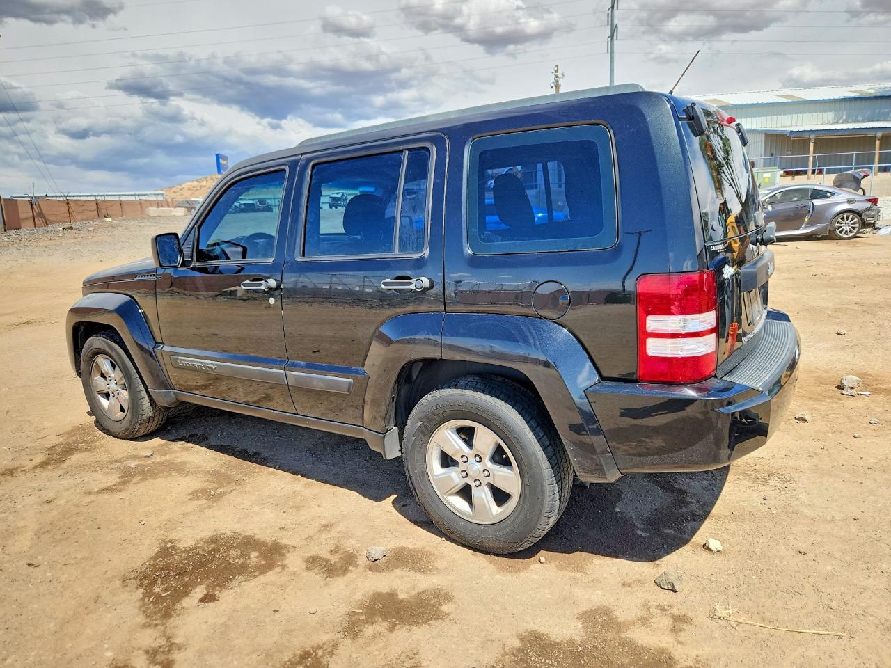 2012 Jeep Liberty Sport Black vin: 1C4PJLAK2CW158824