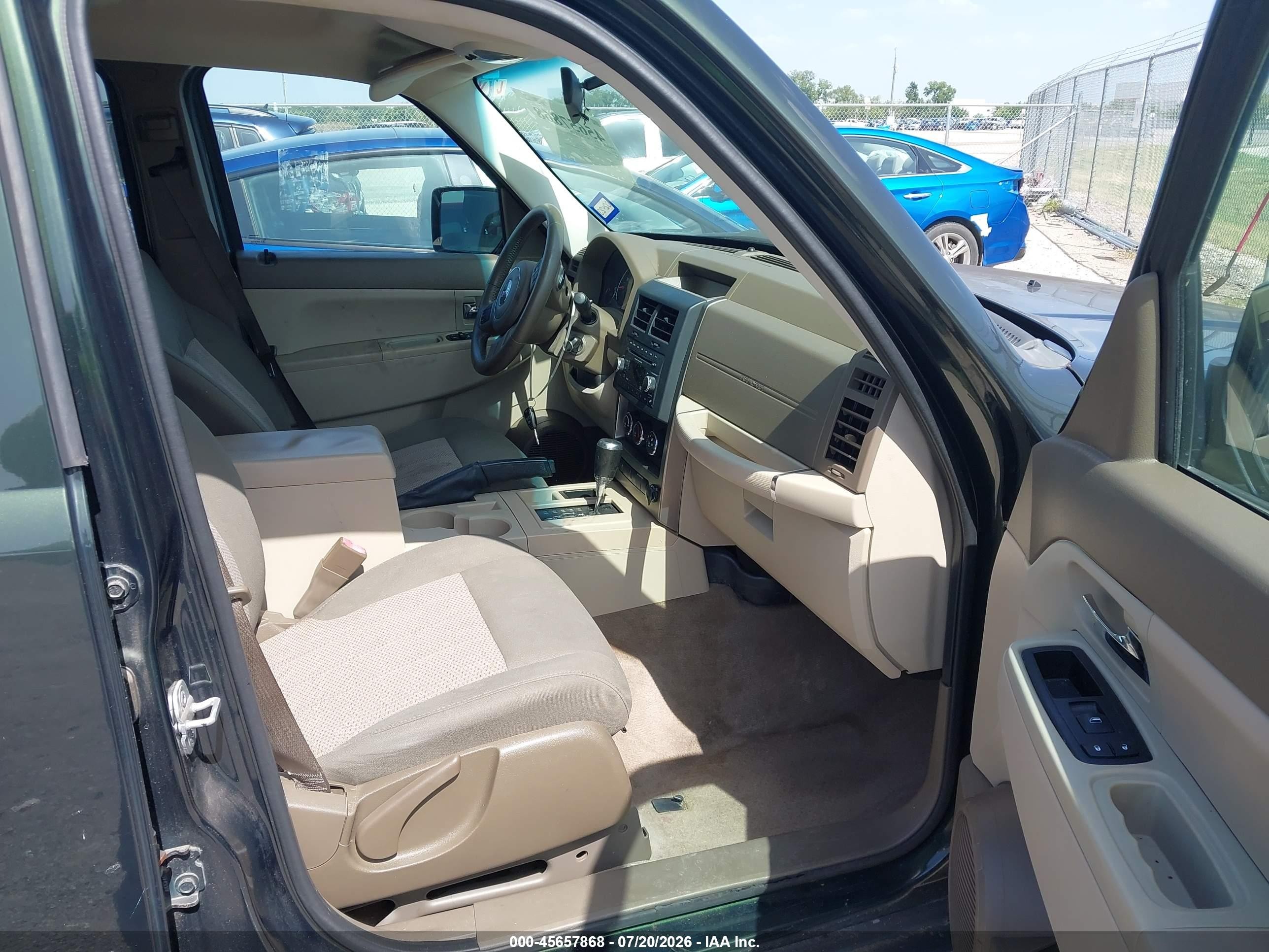 2012 Jeep Liberty Sport Green vin: 1C4PJLAK3CW100608
