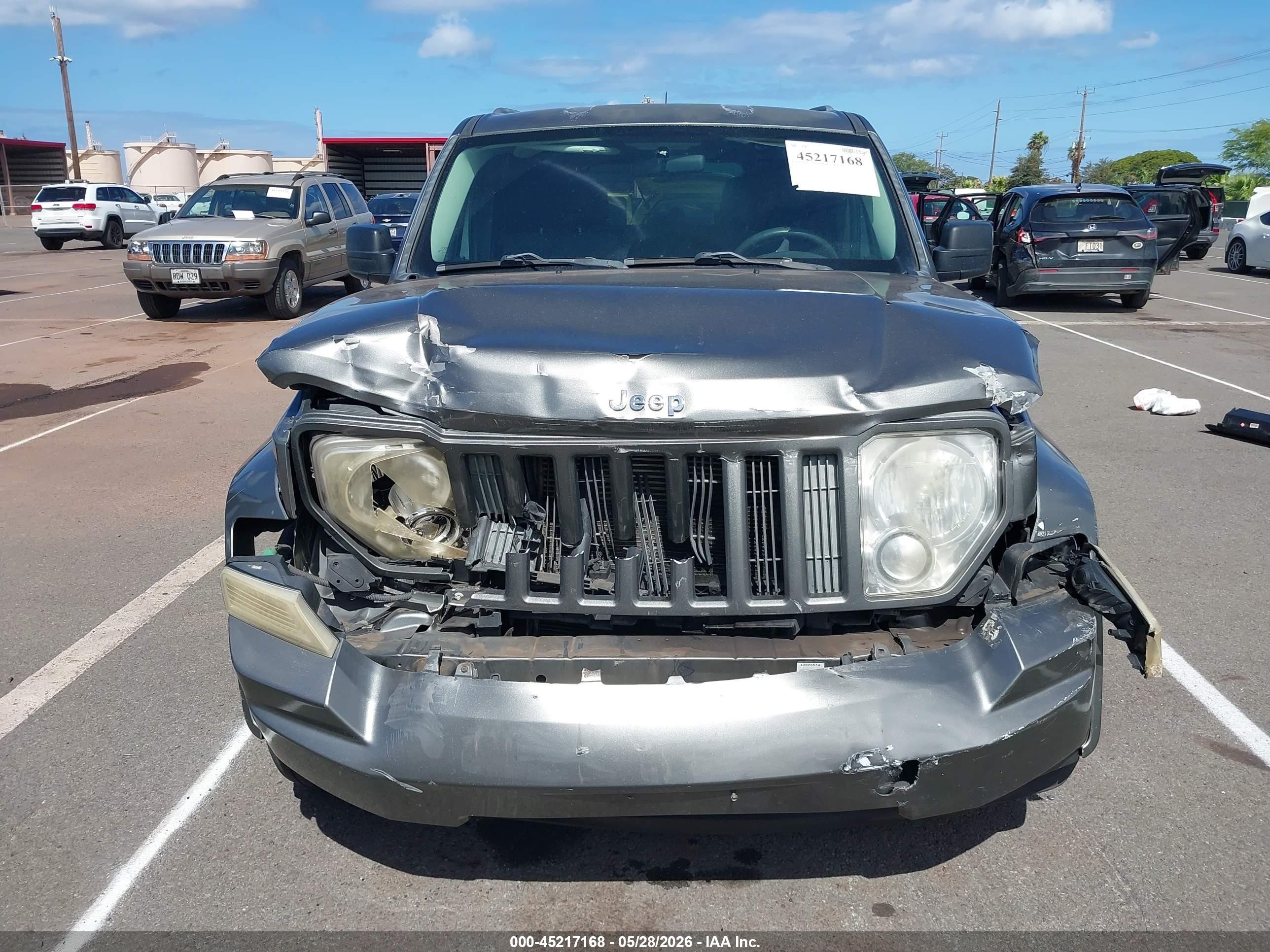 2012 Jeep Liberty Sport Gray vin: 1C4PJLAK7CW188322