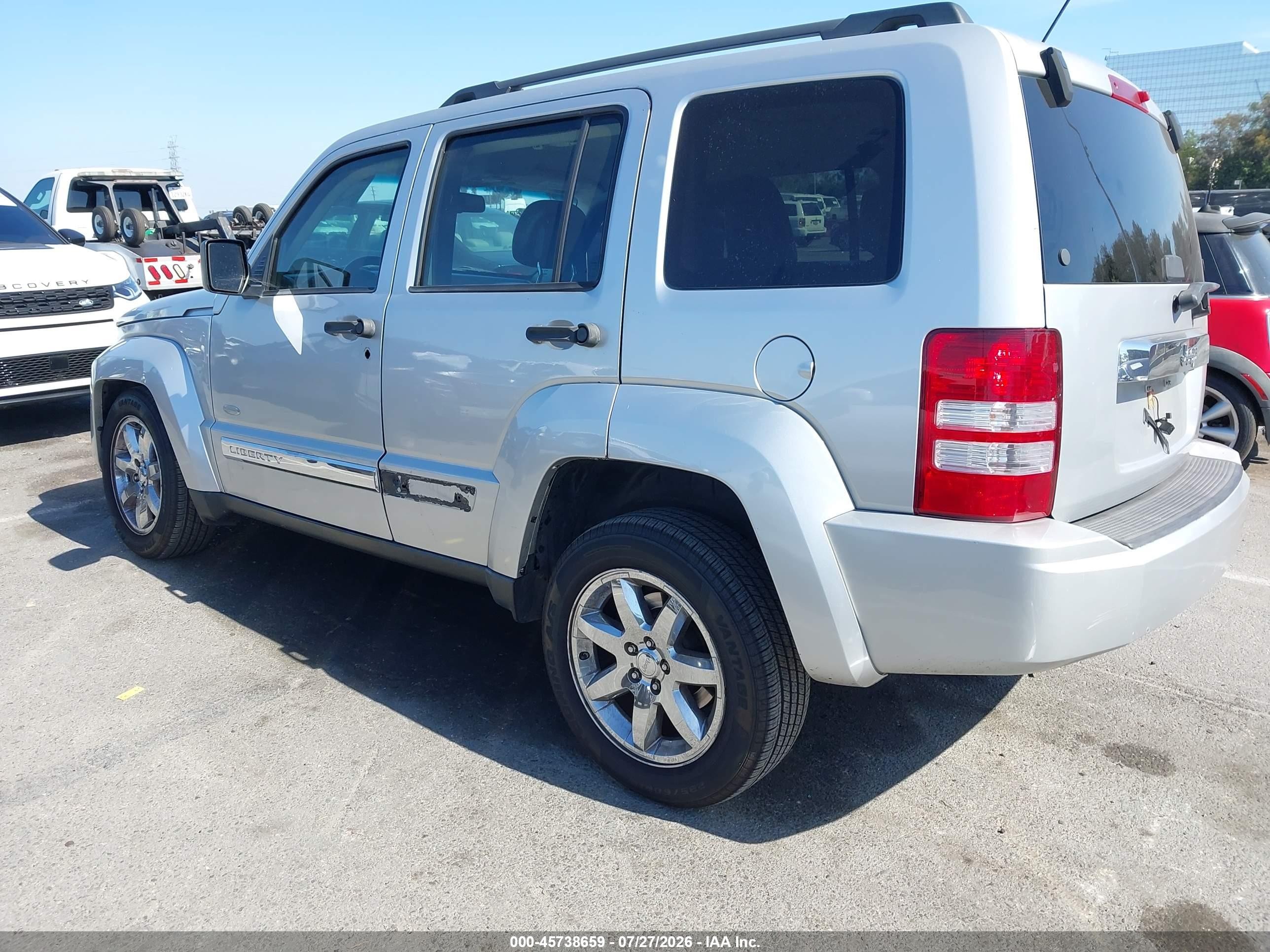 2012 Jeep Liberty Sport Silver vin: 1C4PJLAK7CW189034