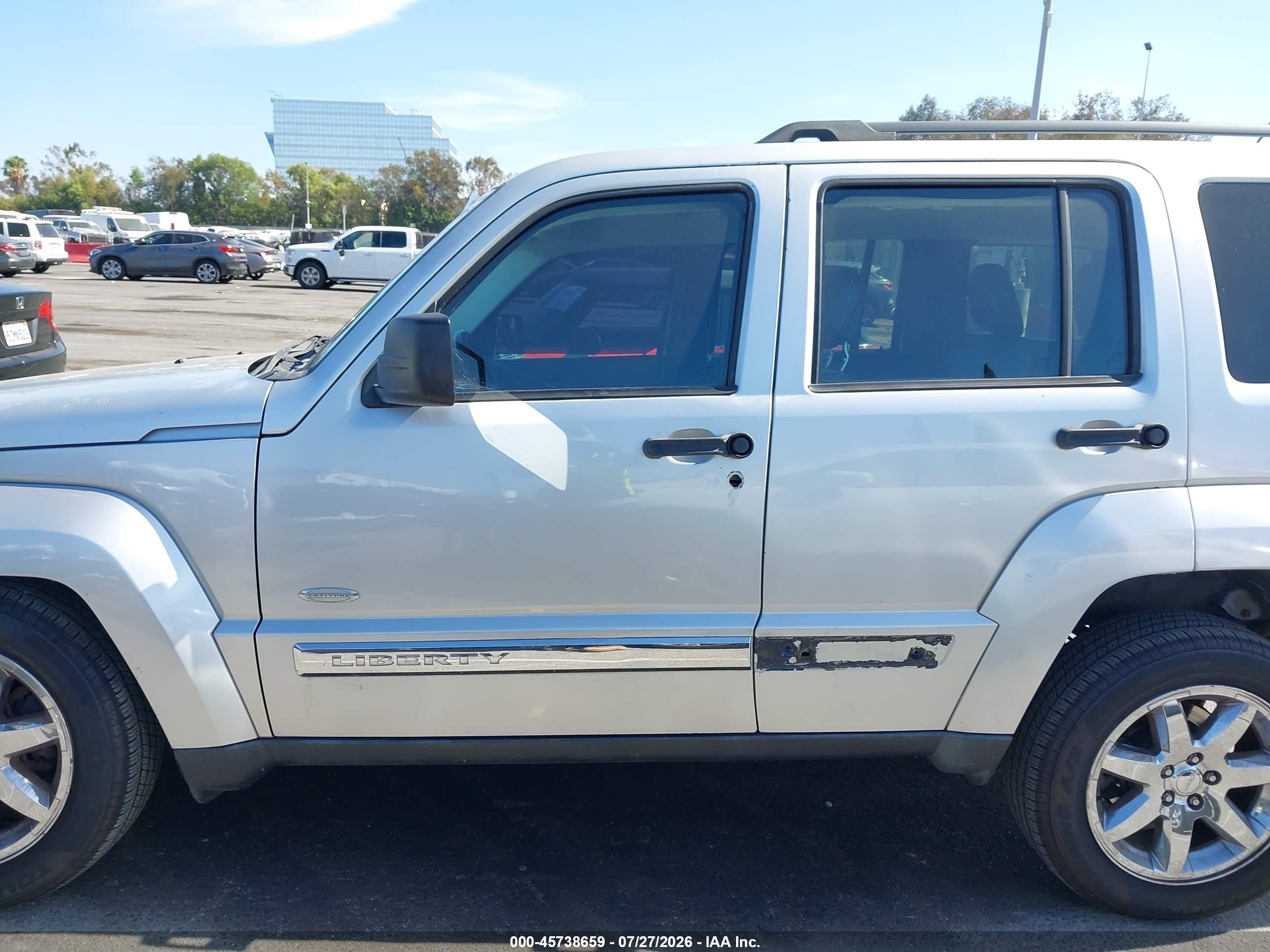 2012 Jeep Liberty Sport Silver vin: 1C4PJLAK7CW189034