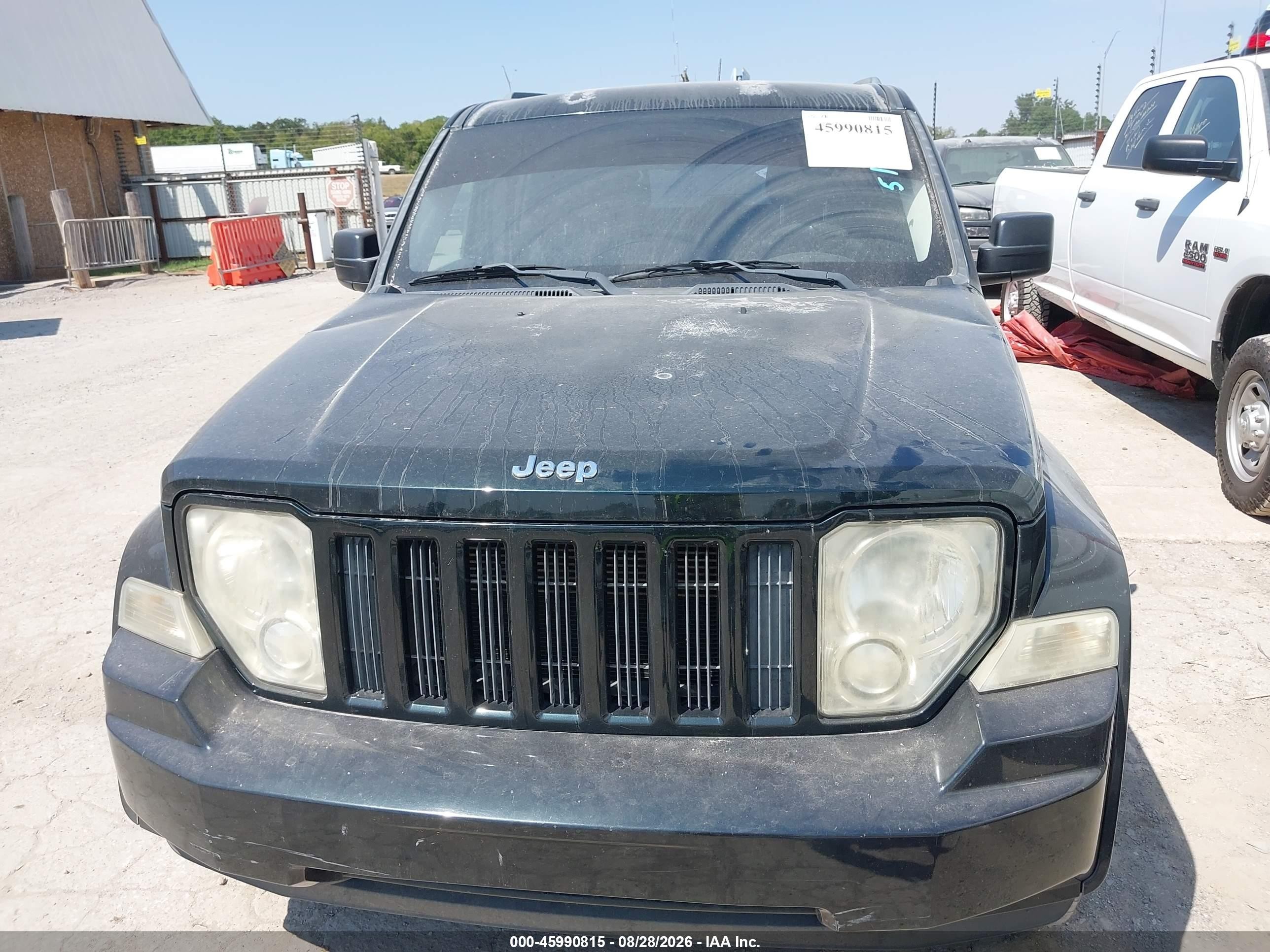 2012 Jeep Liberty Sport Black vin: 1C4PJLAK8CW188958