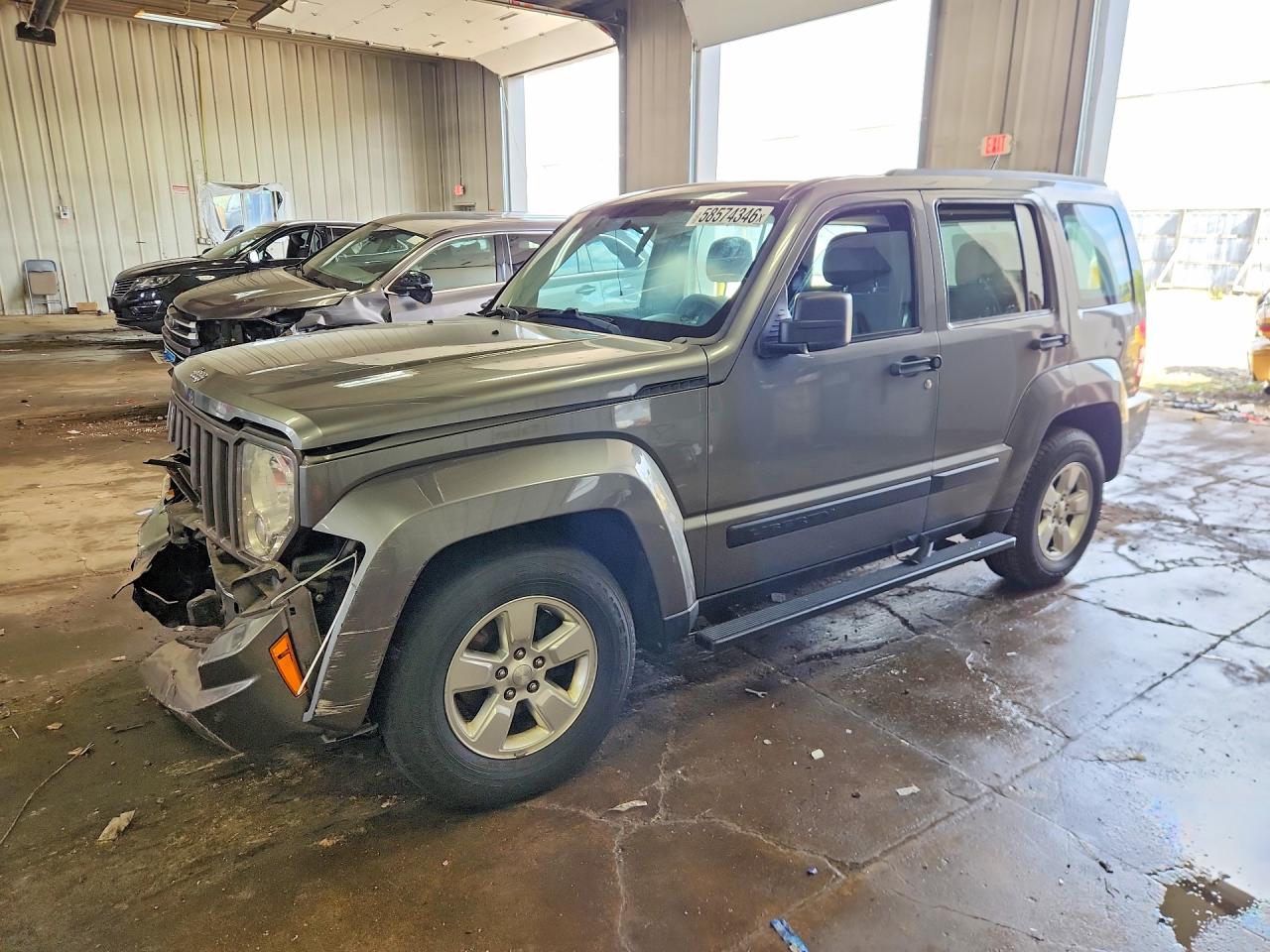 2012 Jeep Liberty Sport Gray vin: 1C4PJLAK9CW148758