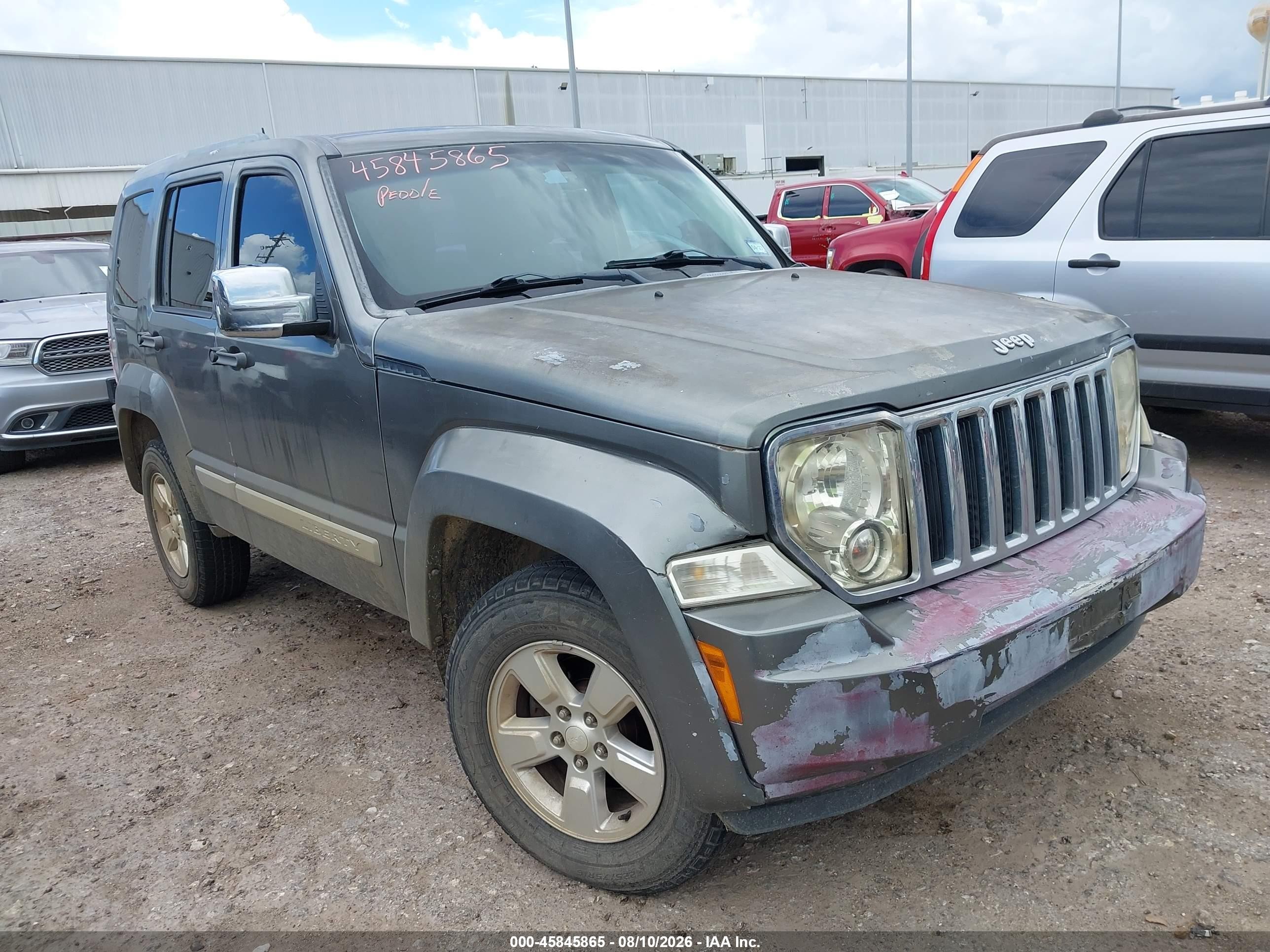 2012 Jeep Liberty Sport Серый vin: 1C4PJLAK9CW165902