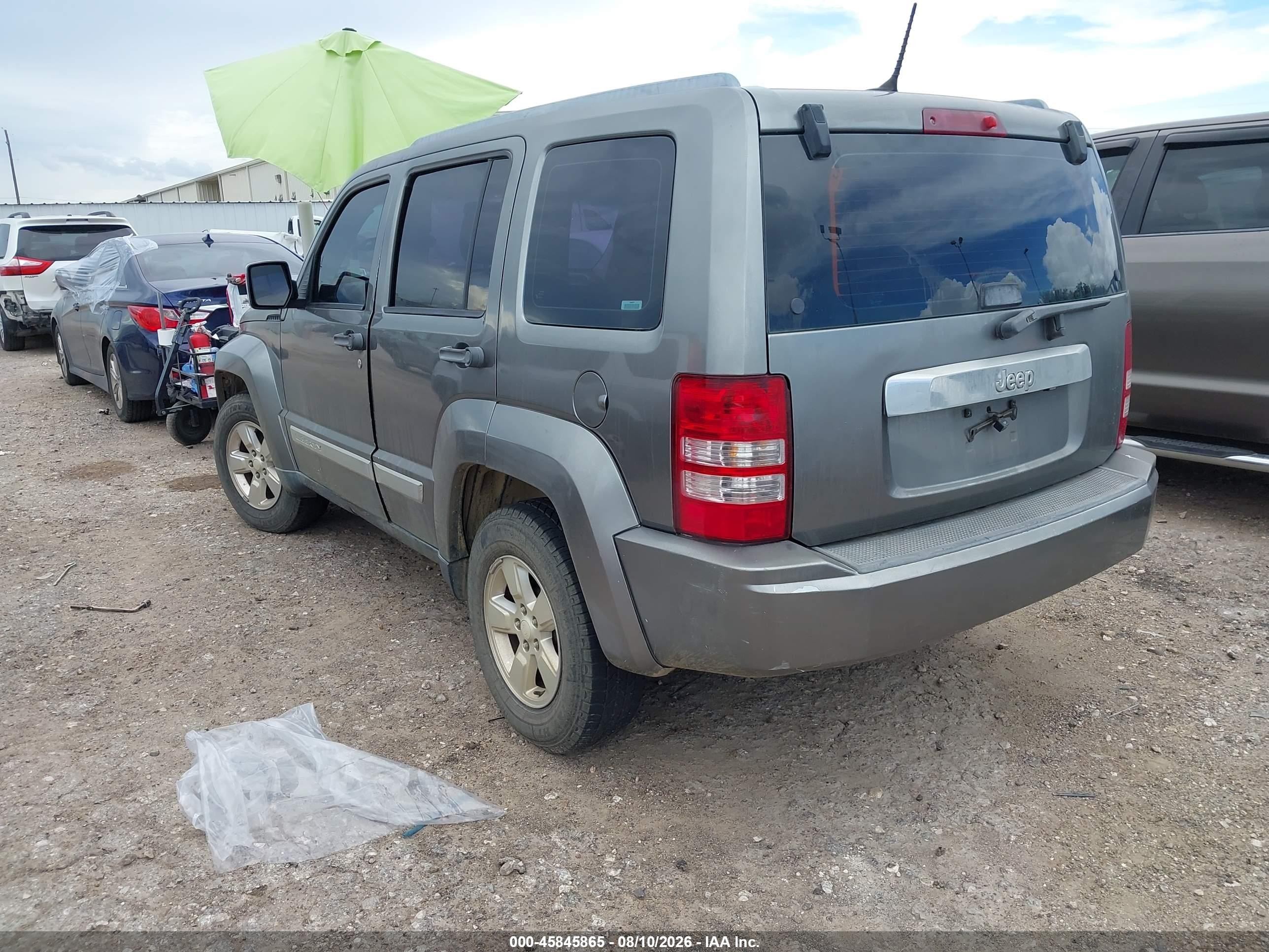 2012 Jeep Liberty Sport Серый vin: 1C4PJLAK9CW165902