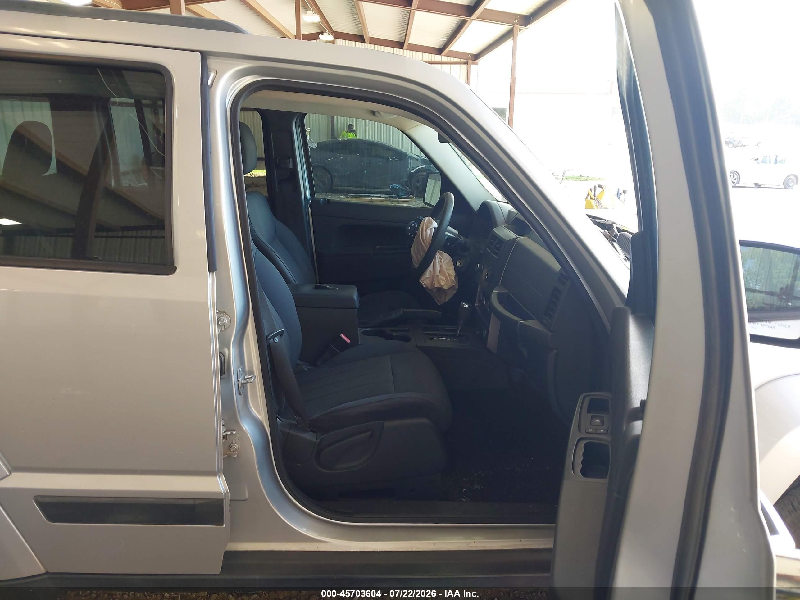 2012 Jeep Liberty Sport Silver vin: 1C4PJLAK9CW169867