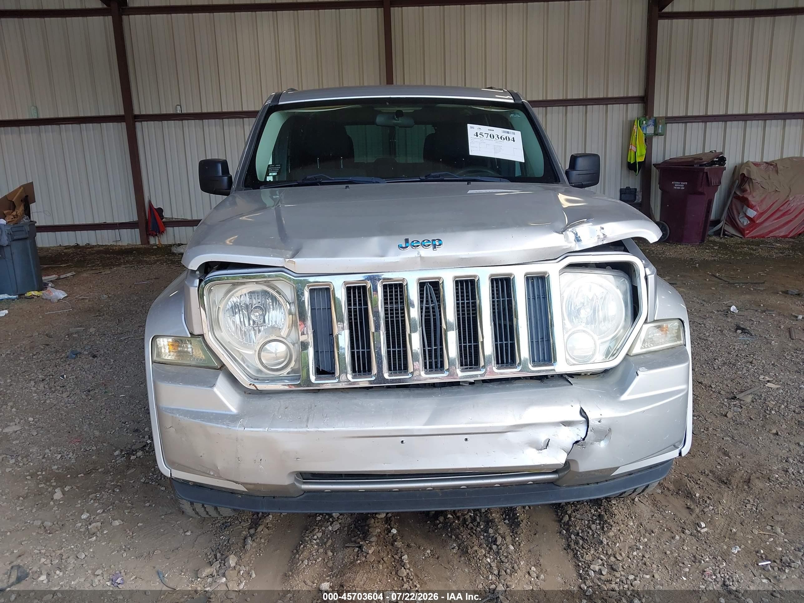 2012 Jeep Liberty Sport Silver vin: 1C4PJLAK9CW169867