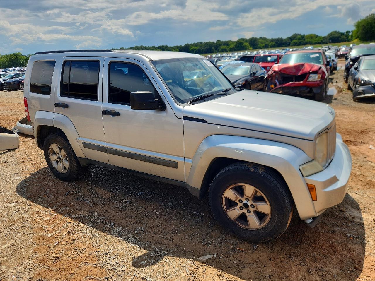 2012 Jeep Liberty Sport Gray vin: 1C4PJLAK9CW201121