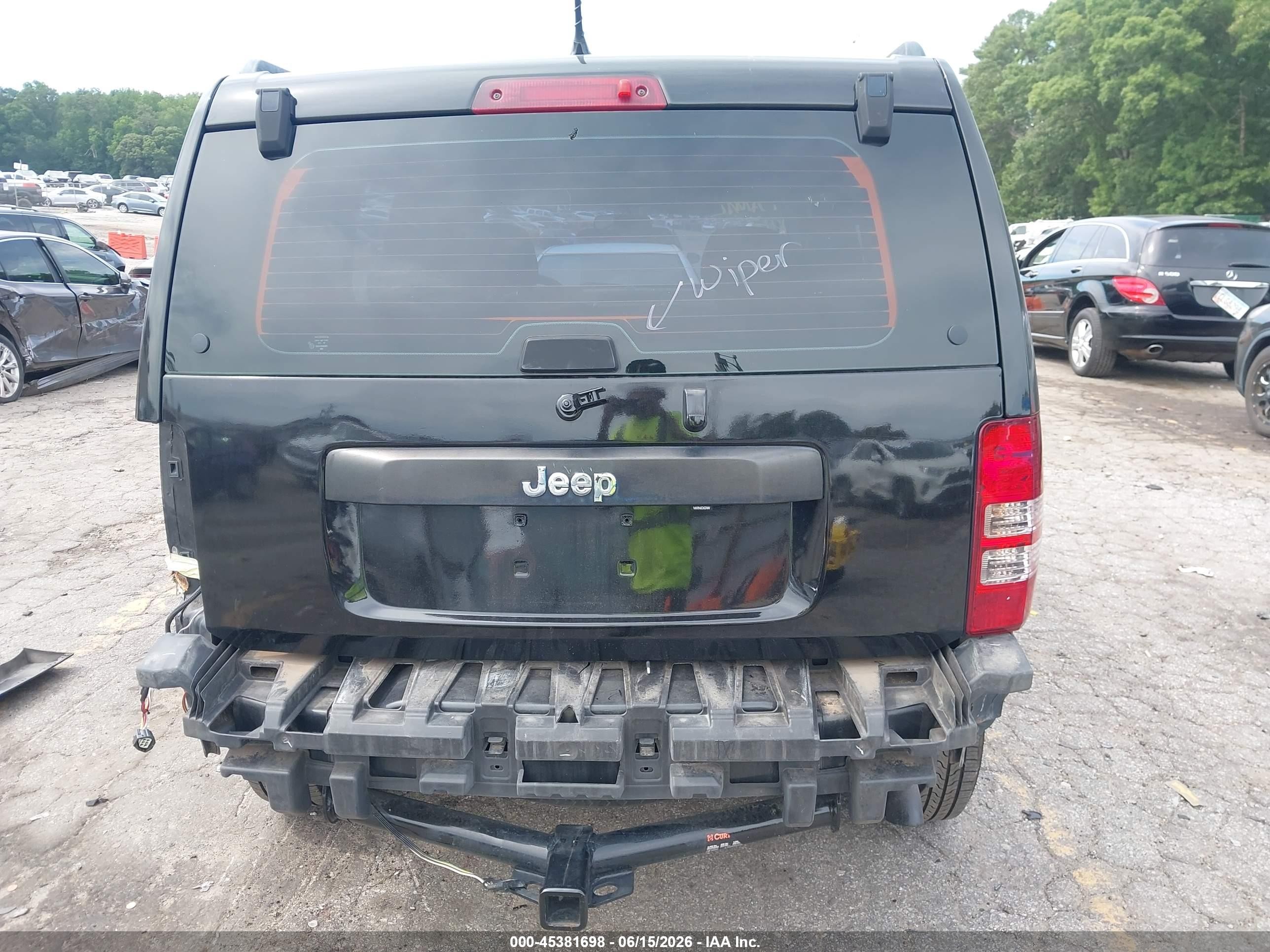 2012 Jeep Liberty Sport Black vin: 1C4PJLAKXCW157484