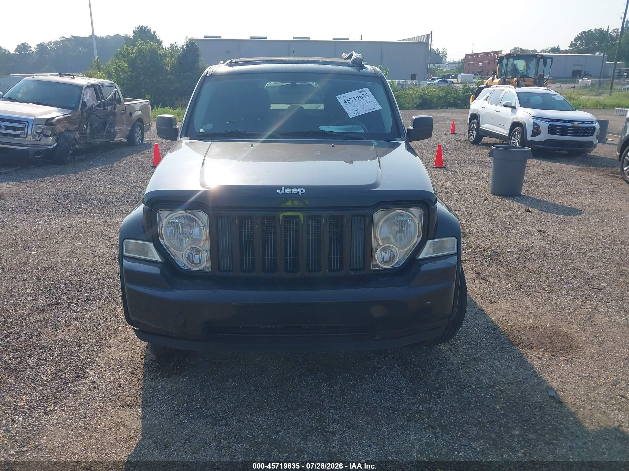 2012 Jeep Liberty Sport Черный vin: 1C4PJLAKXCW179257