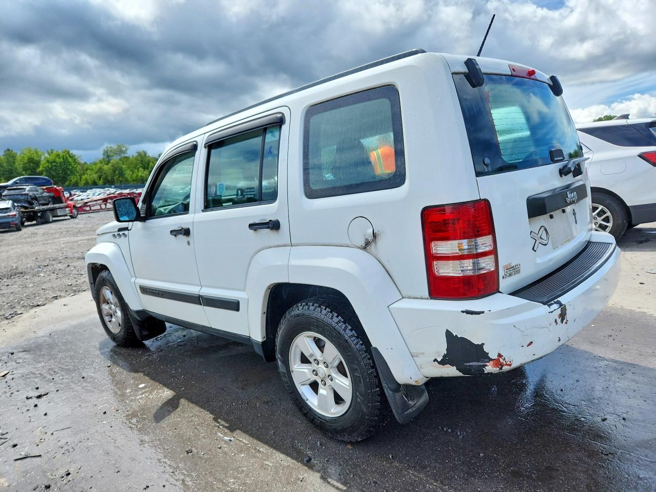 2012 Jeep Liberty Sport Белый vin: 1C4PJLAKXCW213228