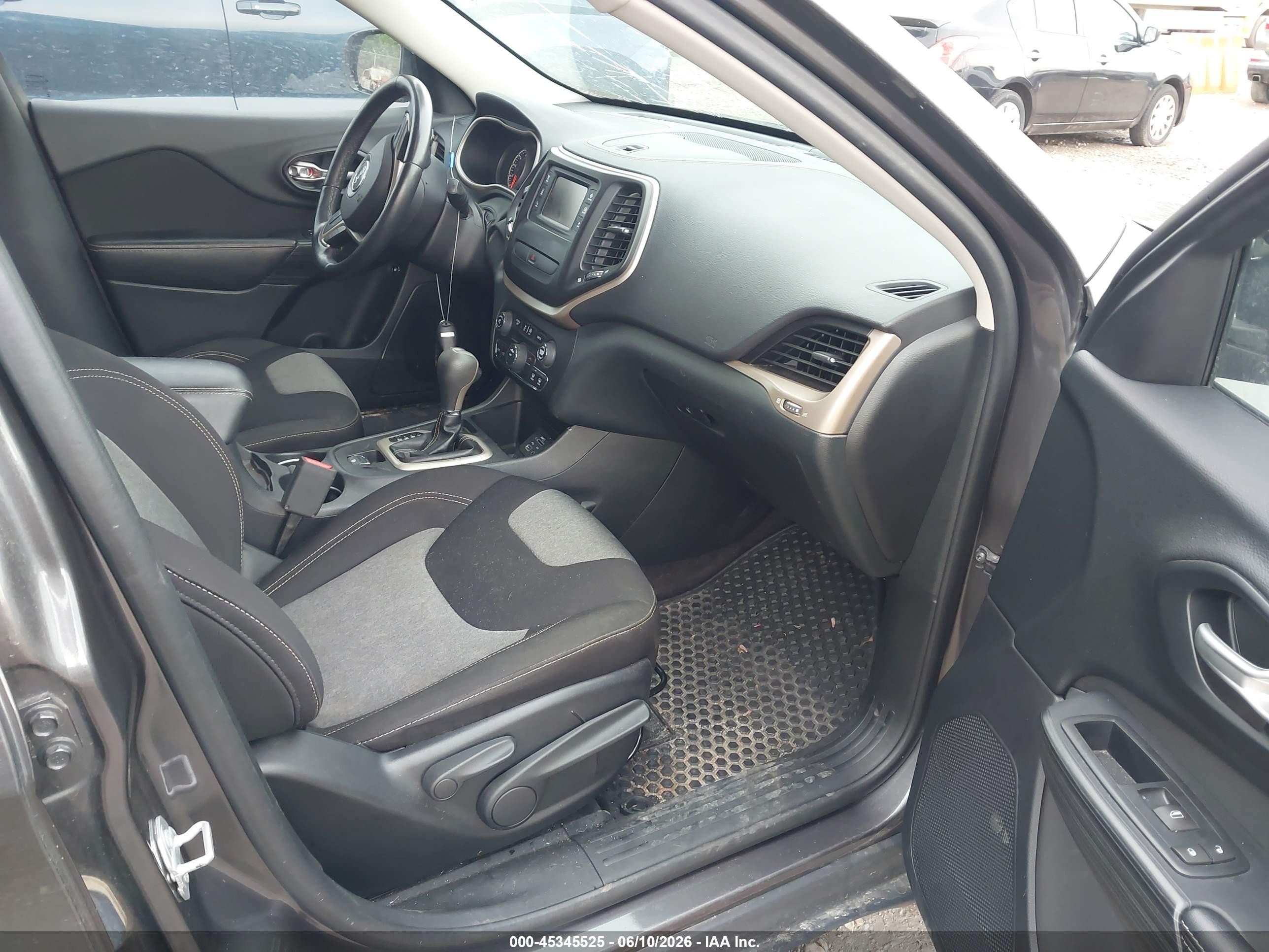 2016 Jeep Cherokee Altitude Gray vin: 1C4PJLAS0GW315336