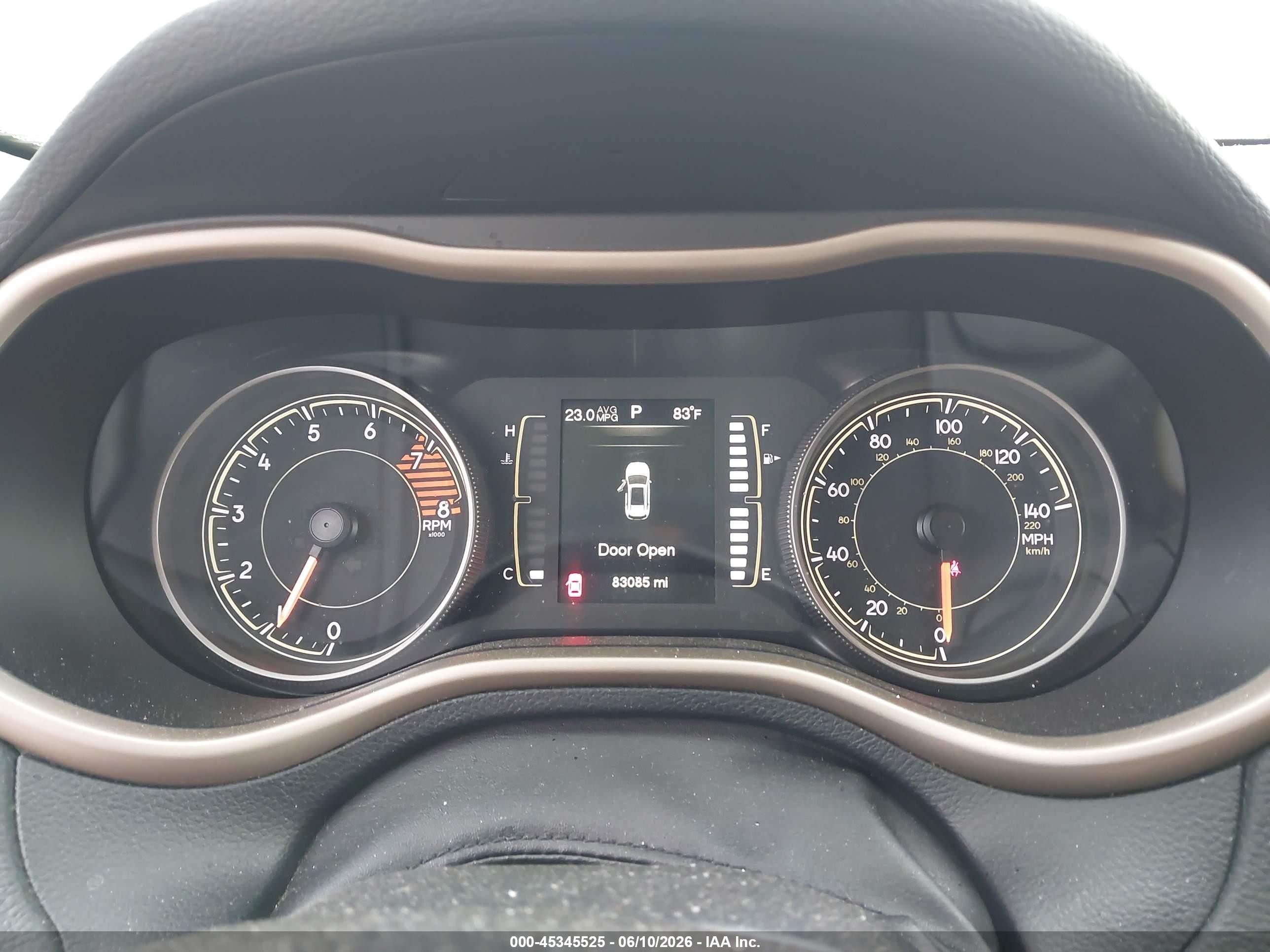 2016 Jeep Cherokee Altitude Gray vin: 1C4PJLAS0GW315336