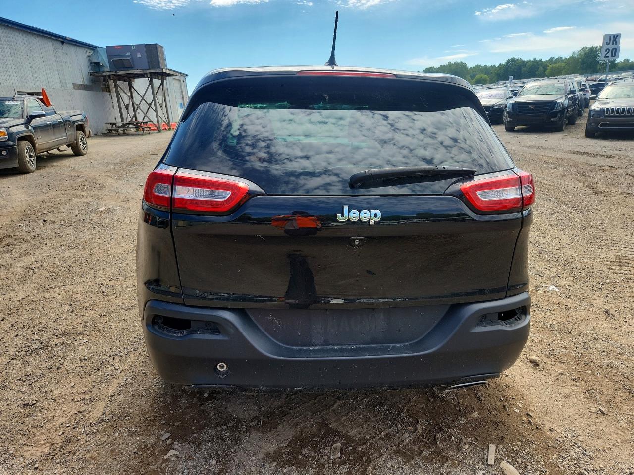 2015 Jeep Cherokee Sport Черный vin: 1C4PJLAS3FW539148